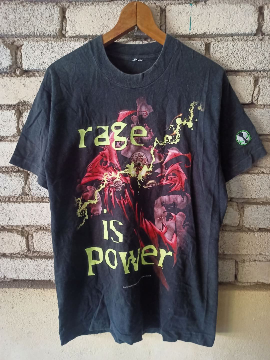 Character Hero × Comics × Vintage Vintage 90s Spawn Rage Is Power 