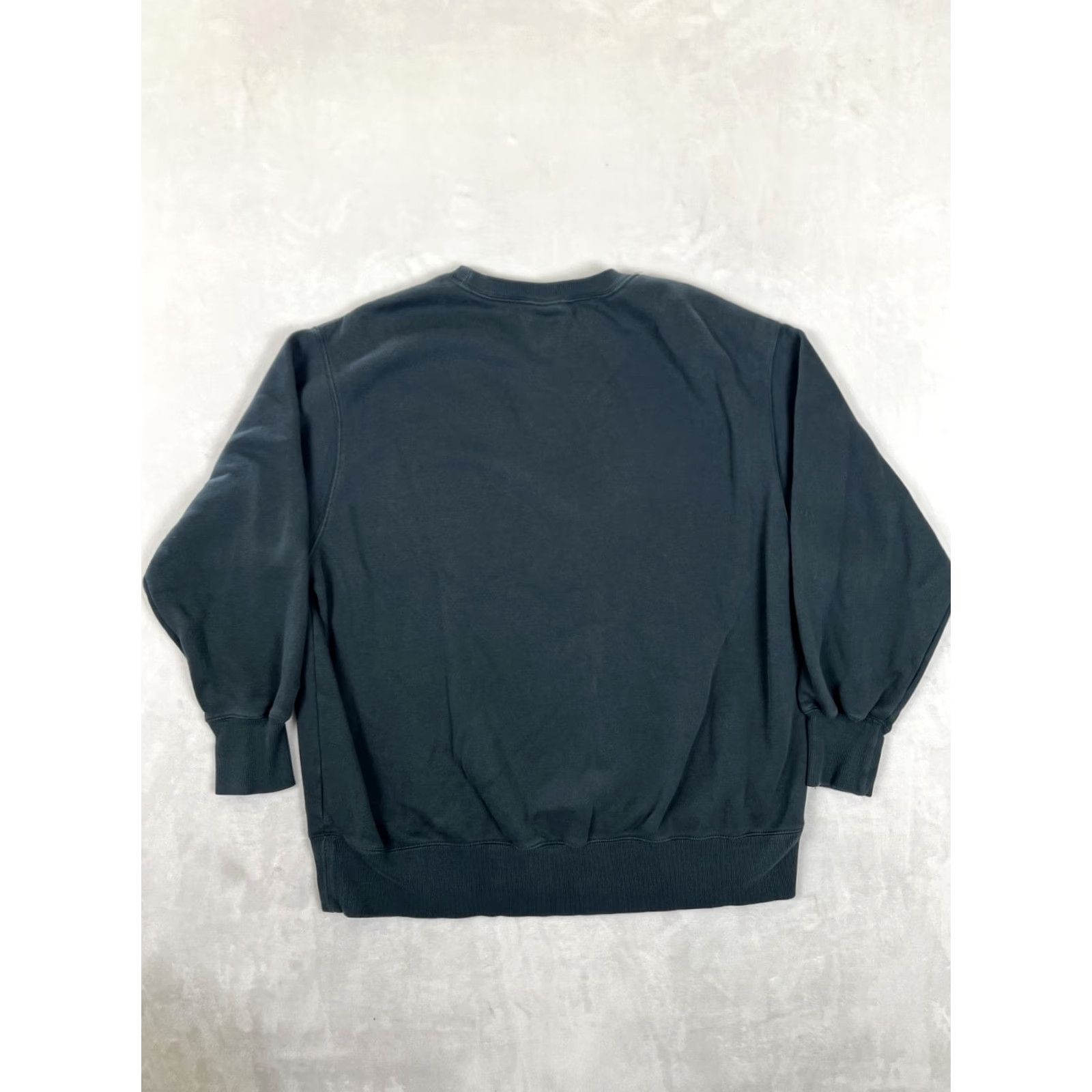 Nike Nike Center Swoosh Dark Gray Phoenix Fleece Crewneck Size 1X Women Sweatshirt Oversized Pullover Gym & Training Activewear Style Nike Sportswear Size XL / US 12-14 / IT 48-50 - 6 Thumbnail