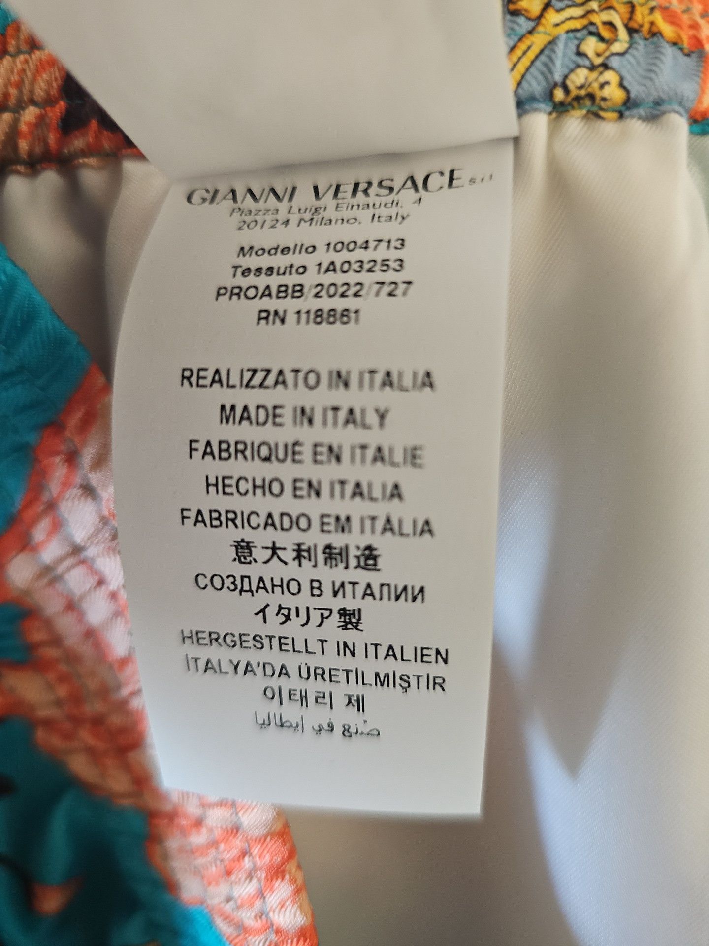 Versace Versace Men's Acid Bouquet Silk Shorts Size US 32 / EU 48 - 12 Thumbnail