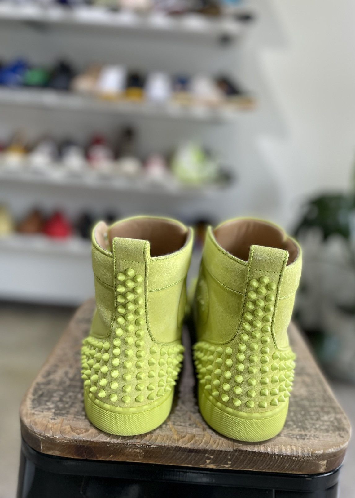 Christian Louboutin Christian Louboutin Louis Flat Patent Calf/Spikes Sneaker Size US 12 / EU 45 - 3 Thumbnail