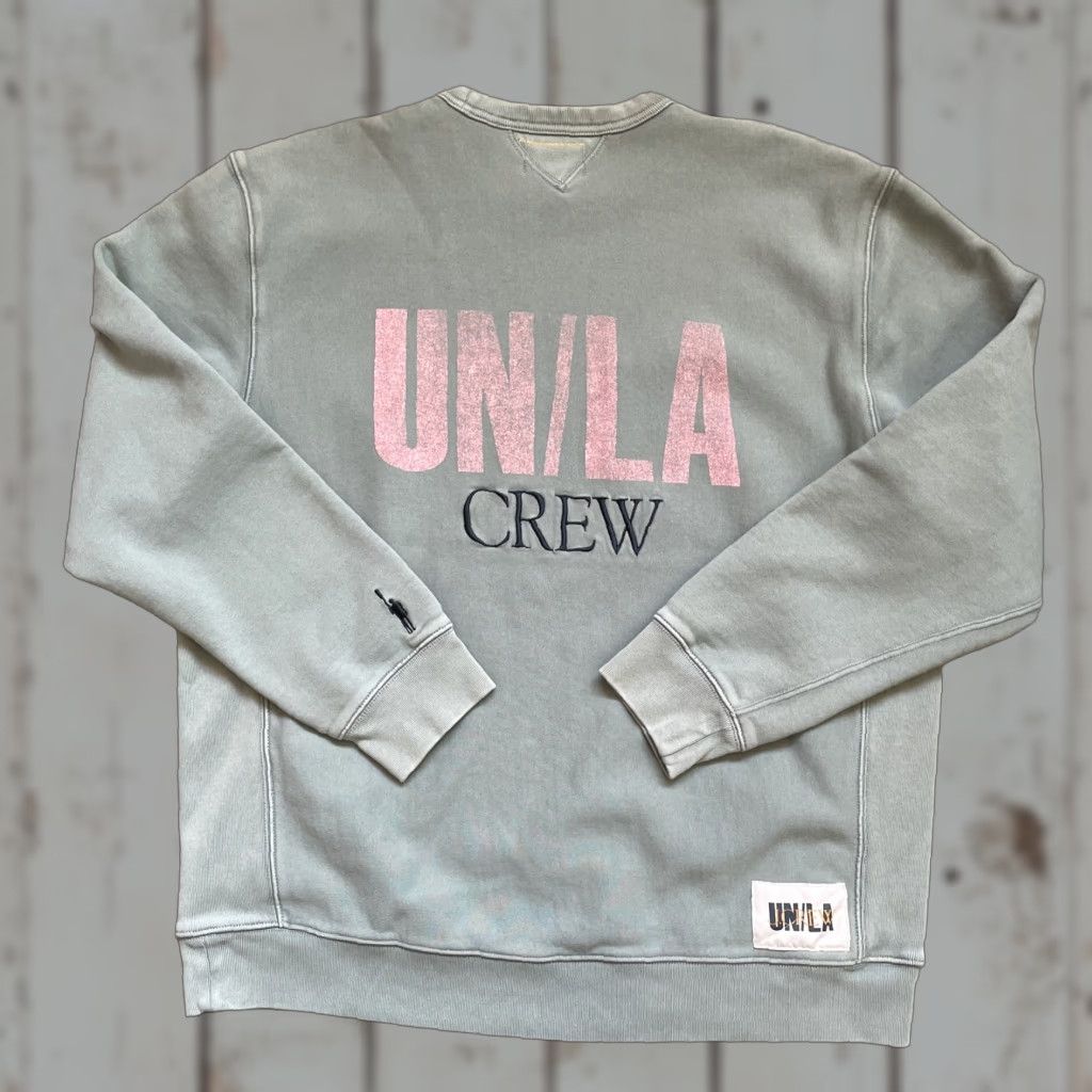 Union LA VINTAGE Union LA x J.Crew Heavy Single V Crewneck Sweatshirt Reverse Weave Streetwear XL Size US XL / EU 56 / 4 - 1 Thumbnail