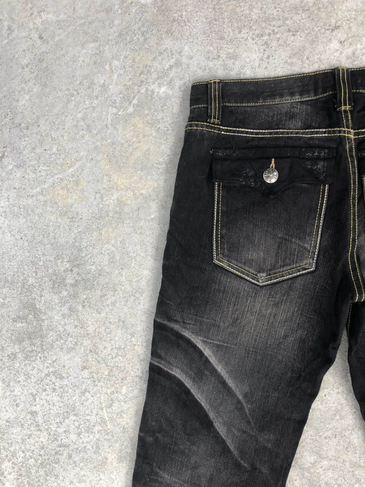Tornado Mart Japanese Garhina Flared Jeans Distressed Jeans Size US 32 / EU 48 - 9 Thumbnail