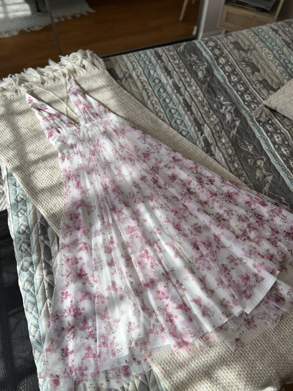 Other One and Only Collective Floral Plunge Neck Dress Size M / US 6-8 / IT 42-44 - 1 Thumbnail