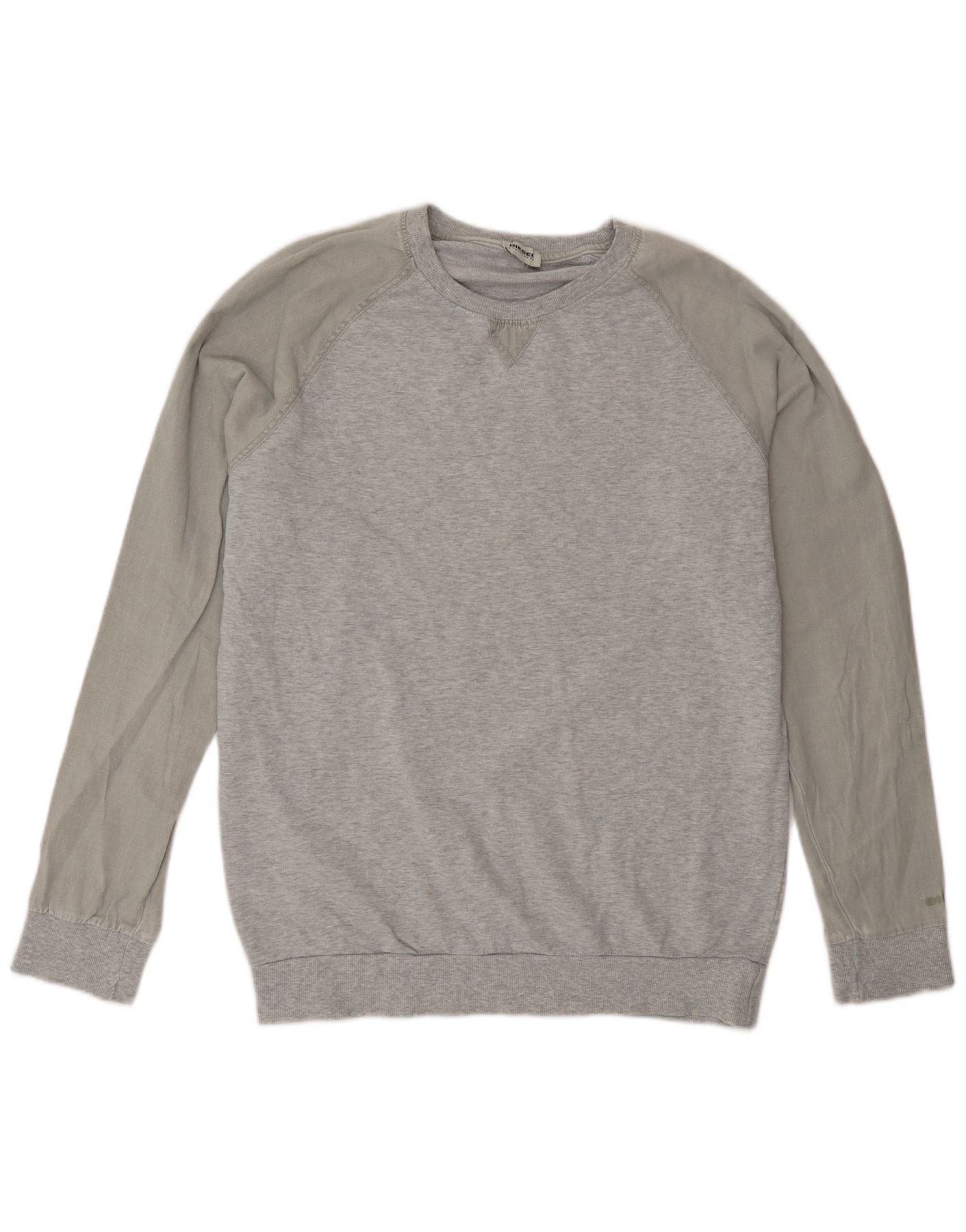 Diesel Mens Sweatshirt Jumper Large Grey Size US XL / EU 56 / 4 - 1 Thumbnail