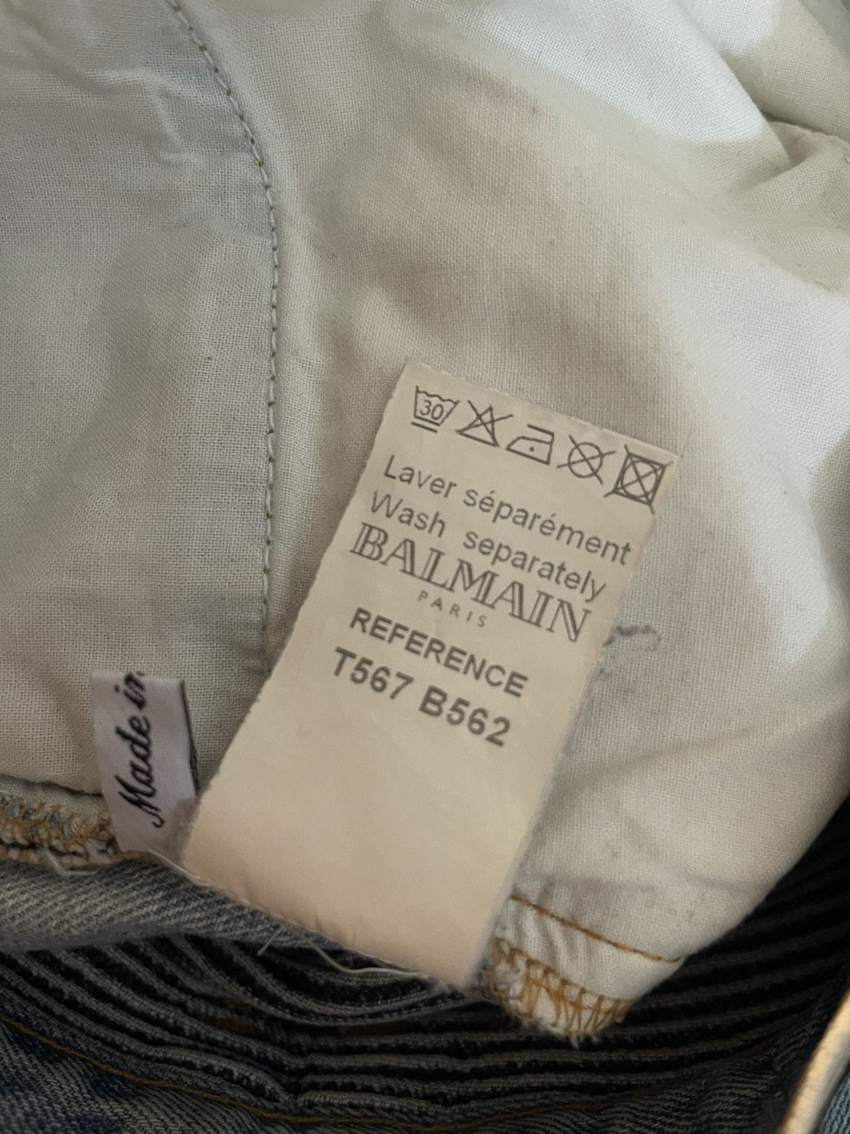 Balmain Balmain SS11 Eagle Coin Biker Jeans Size US 30 / EU 46 - 7 Thumbnail