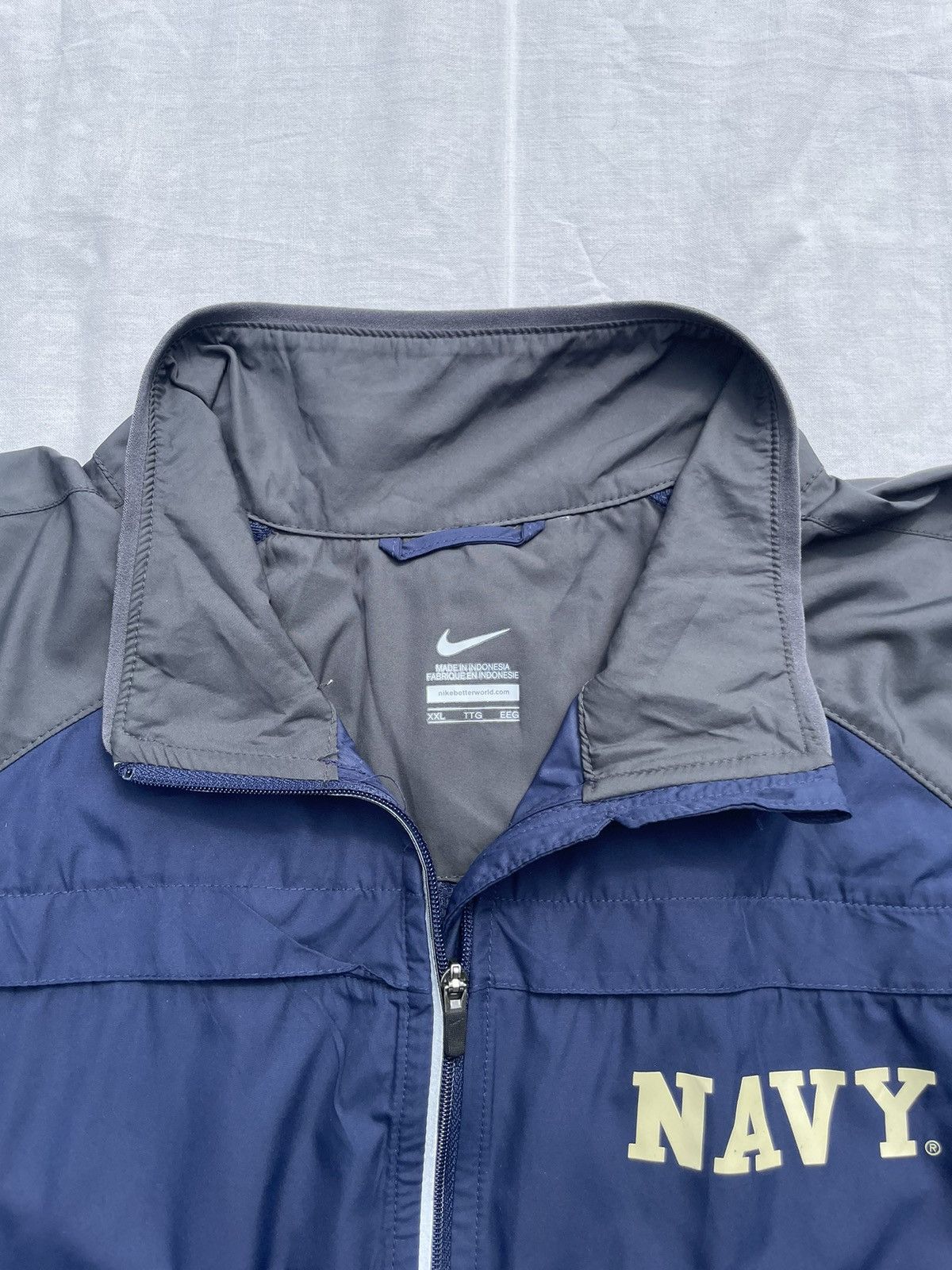 Nike Nike NAVY Light Jacket Size US XXL / EU 58 / 5 - 4 Thumbnail