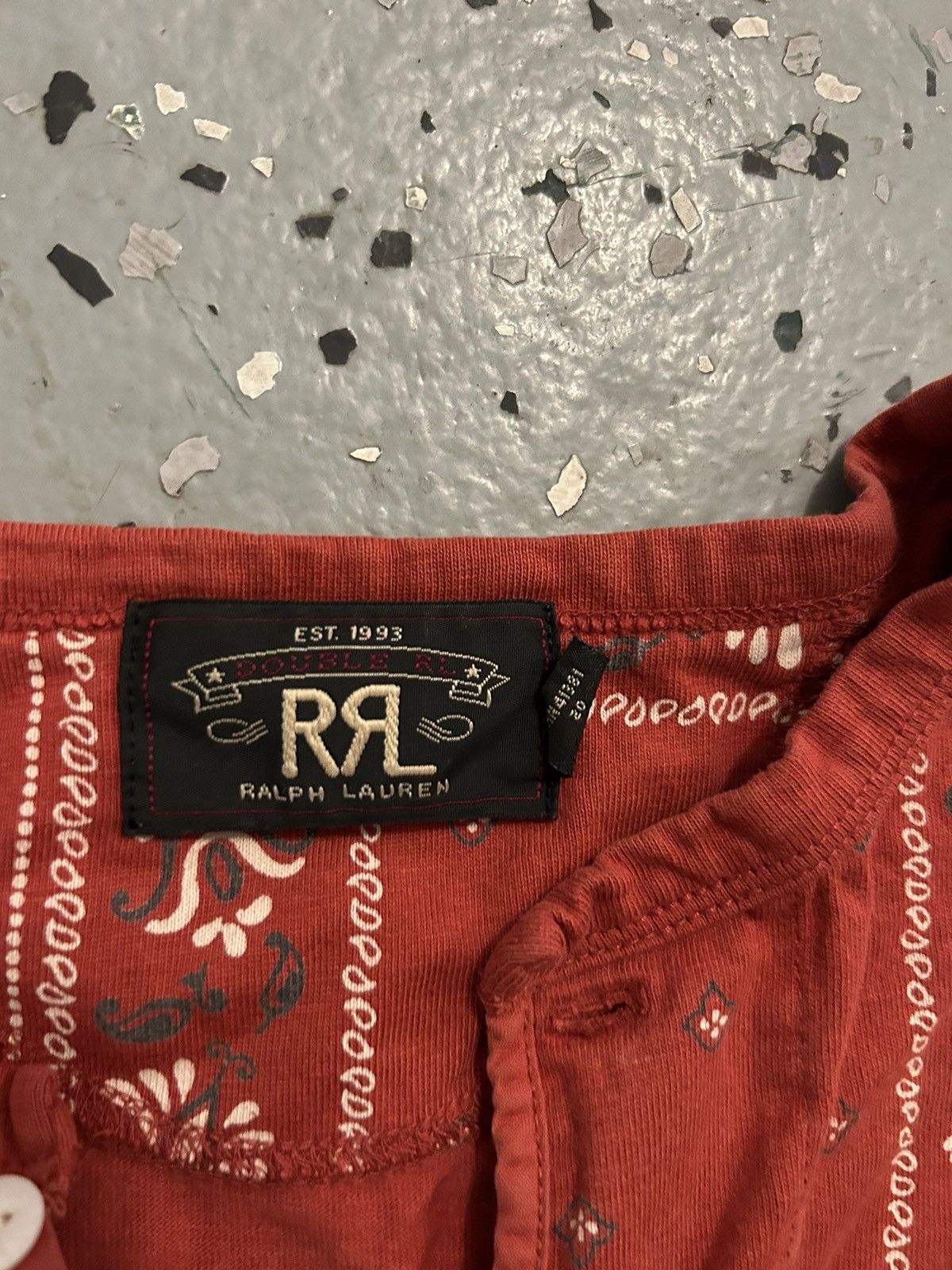 RRL Ralph Lauren Double RRL long sleeve red paisley long sleeve Size US M / EU 48-50 / 2 - 2 Thumbnail