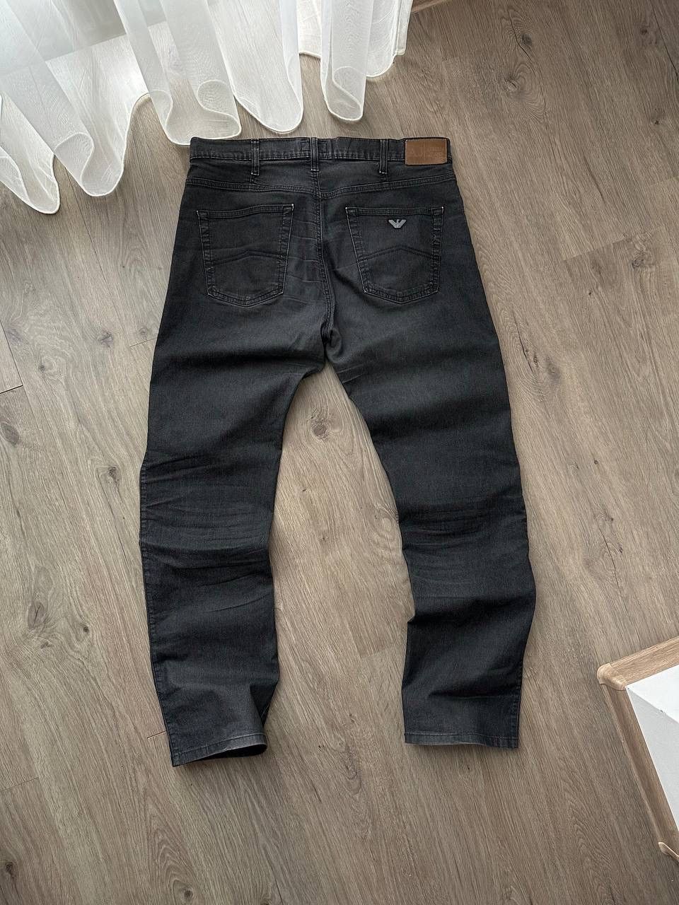 Armani × Vintage Vintage Armani Jens Gray Faded Big Tab Pants Size US 36 / EU 52 - 1 Thumbnail