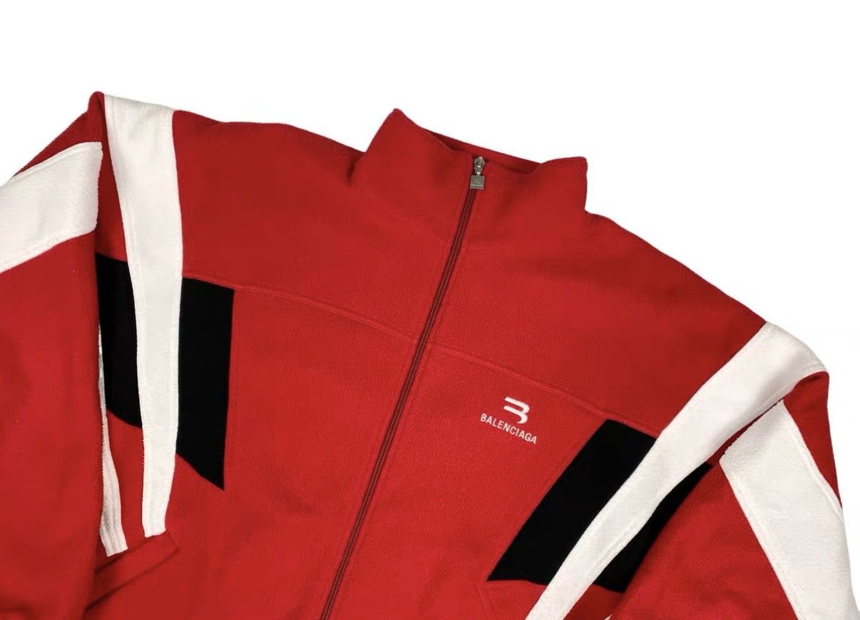 Balenciaga Balenciaga Sporty B Fleece Zip Relaxed Fit Jacket J31 Size US M / EU 48-50 / 2 - 3 Thumbnail