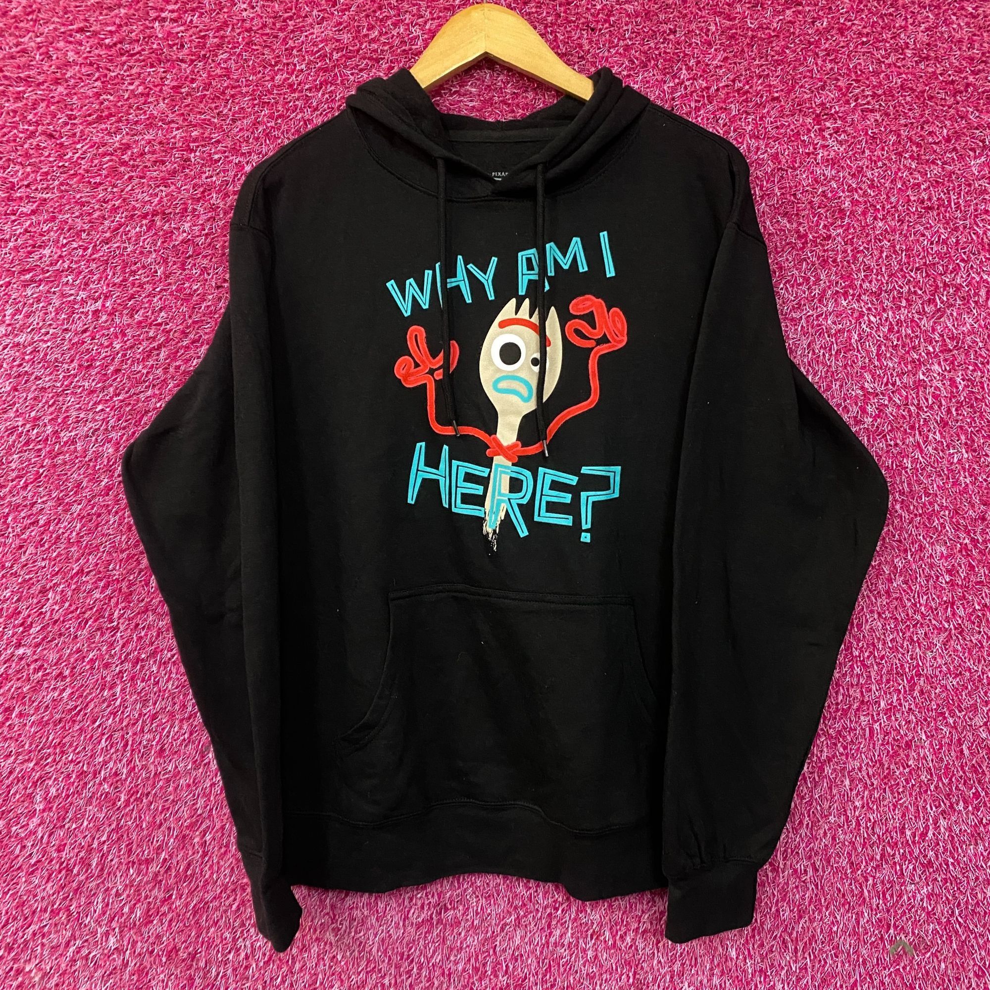 Disney Forky Why Am I Here? Toy Story 4 Disney Pixar Hoodie Medium Size US M / EU 48-50 / 2 - 1 Thumbnail