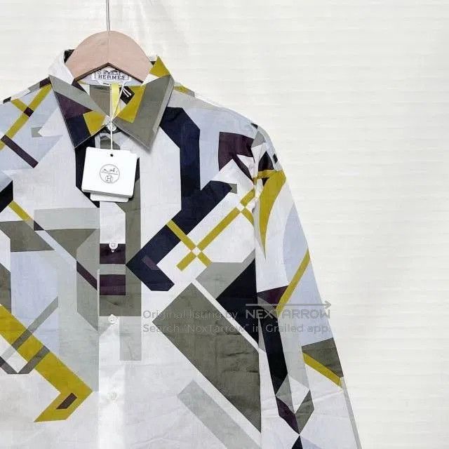 Hermes Hermes Abstract War Horse Print Shirt. Size US M / EU 48-50 / 2 - 3 Thumbnail