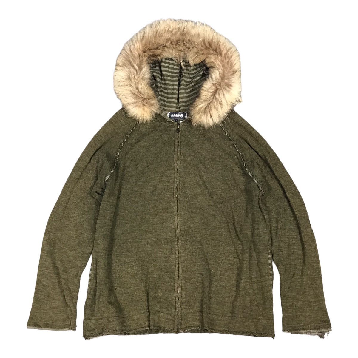 Beams Plus × If Six Was Nine × Le Grande Bleu (L.G.B.) BEAMS DISTRESS DESIGN ZIPPER FUR HOODIES PUNK ROCK STYLE Size US M / EU 48-50 / 2 - 1 Thumbnail