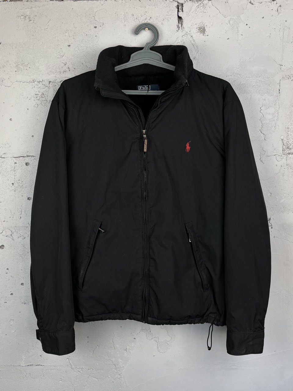 Designer × Polo Ralph Lauren × Ralph Lauren Vintage 90’s Polo Ralph Lauren Nylon Black Jacket Size US XL / EU 56 / 4 - 1 Thumbnail