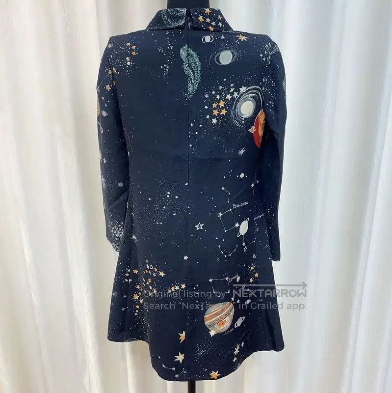 Valentino Valentino Deep Blue Cotton Dress for Women . Size M / US 6-8 / IT 42-44 - 4 Thumbnail