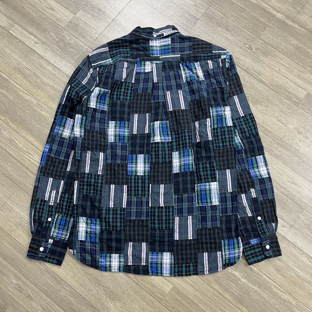 Beams Plus 2000s Beams Plus Japan Patchwork Plaid Western Shirt Size US M / EU 48-50 / 2 - 15 Thumbnail