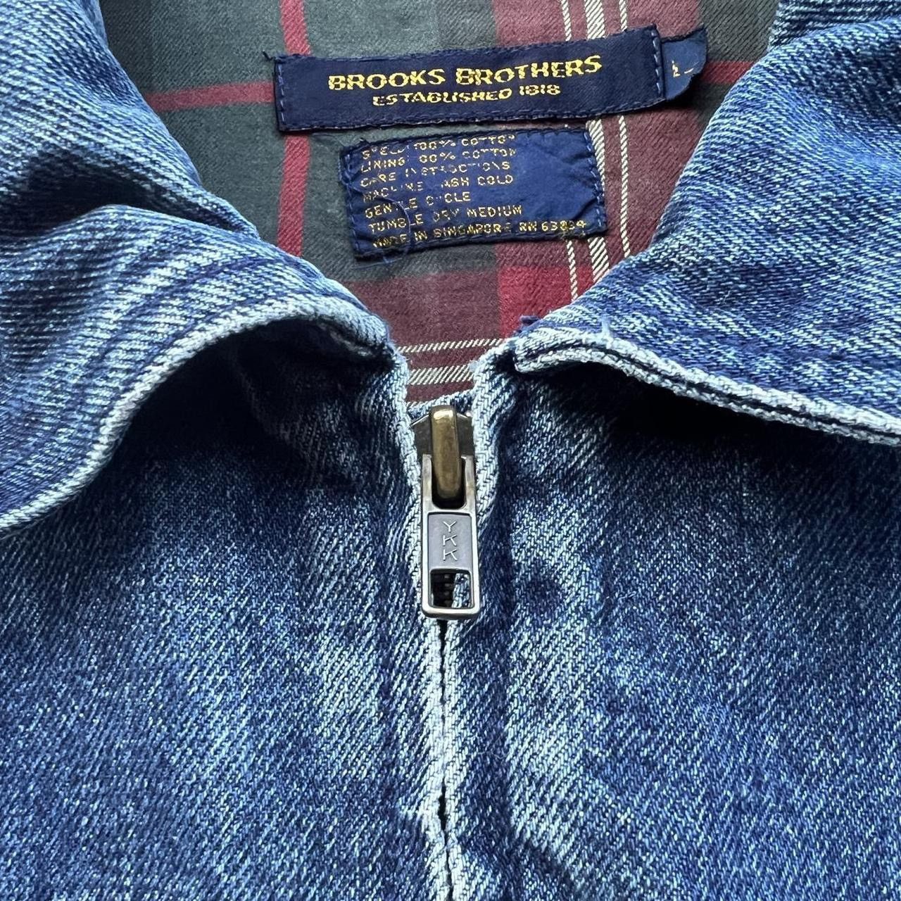 Brooks Brothers Vintage Denim Brooks Brothers Jacket Size US L / EU 52-54 / 3 - 5 Thumbnail