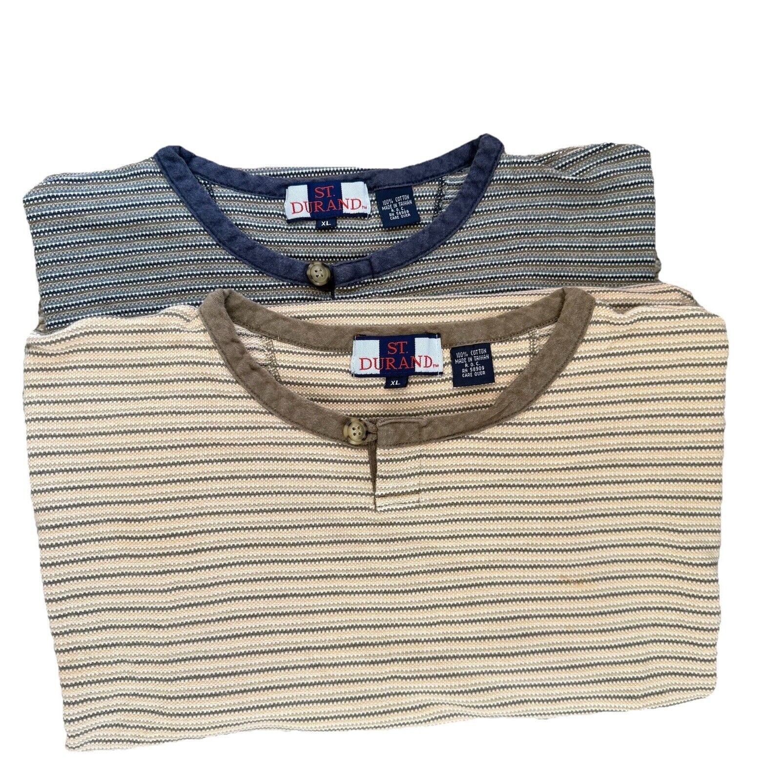 Arizona Jean Co. Men’s Shirt Bundle 3 Henley Short Sleeve Knit XL Size US XL / EU 56 / 4 - 3 Thumbnail