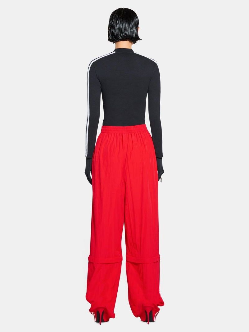 Adidas × Balenciaga Balenciaga x Adidas Red Track Pants with Heeled Boots Size 25" / US 0 / IT 36 - 9 Thumbnail