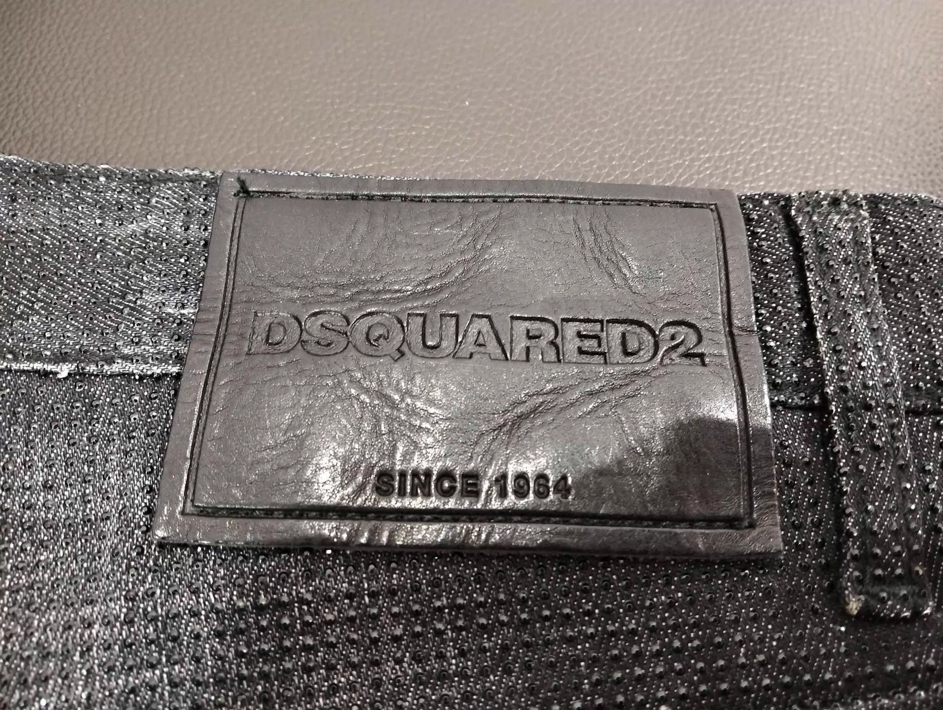 Dsquared2 D2 heavily beaded black jeans 48 Size US 32 / EU 48 - 4 Thumbnail