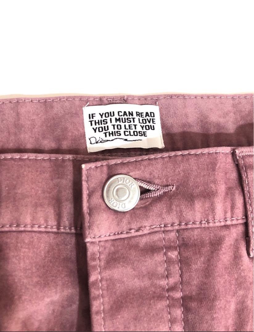 Dior Dior x Cactus Jack rusty pink slim jeans 31 Size US 31 - 6 Thumbnail