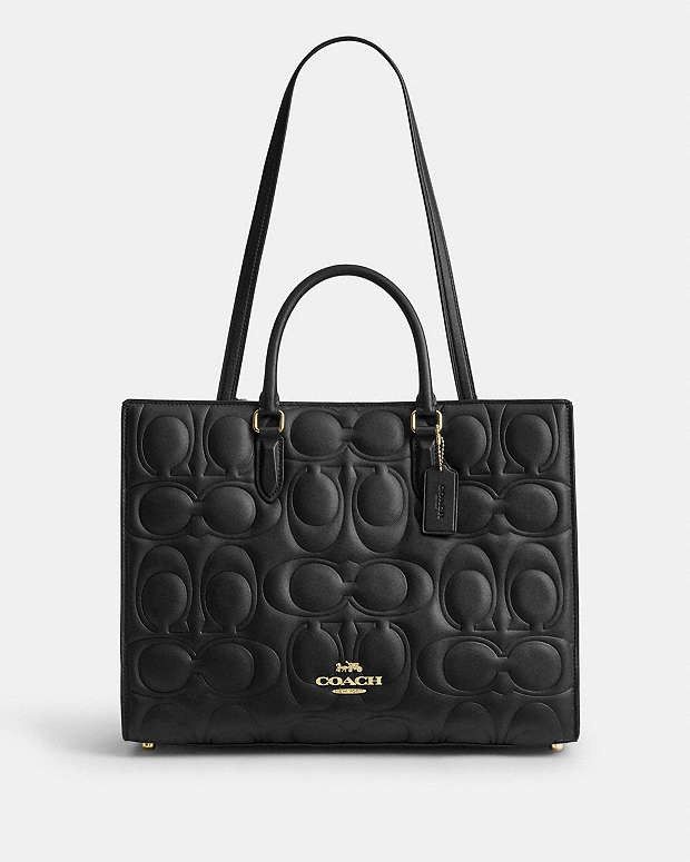 Coach Coach Maggie Tote Bag In Signature Leather cy672 Size ONE SIZE - 8 Thumbnail