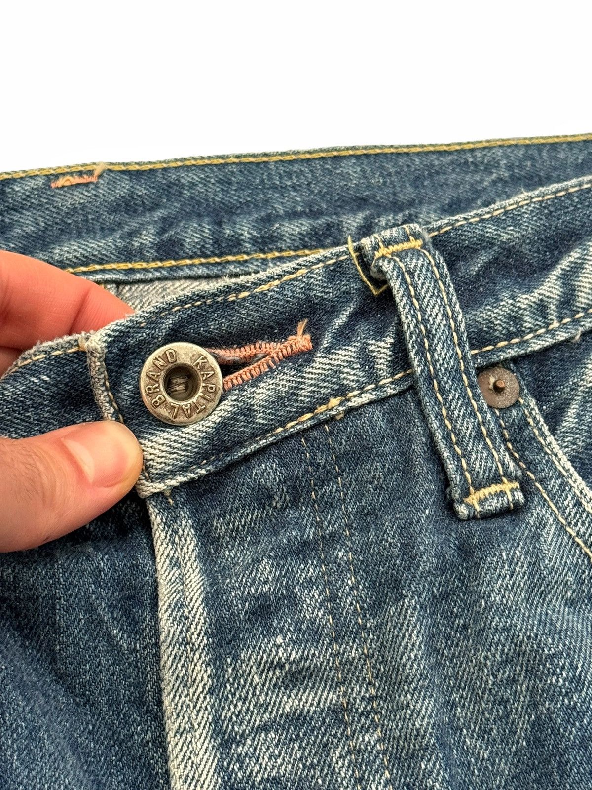 Kapital OG KIRO Kountry Boro Distressed Denim Size US 34 / EU 50 - 6 Thumbnail
