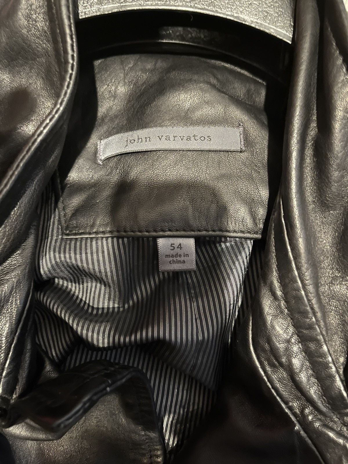 John Varvatos Leather Moto jacket. 54 Size US L / EU 52-54 / 3 - 12 Thumbnail