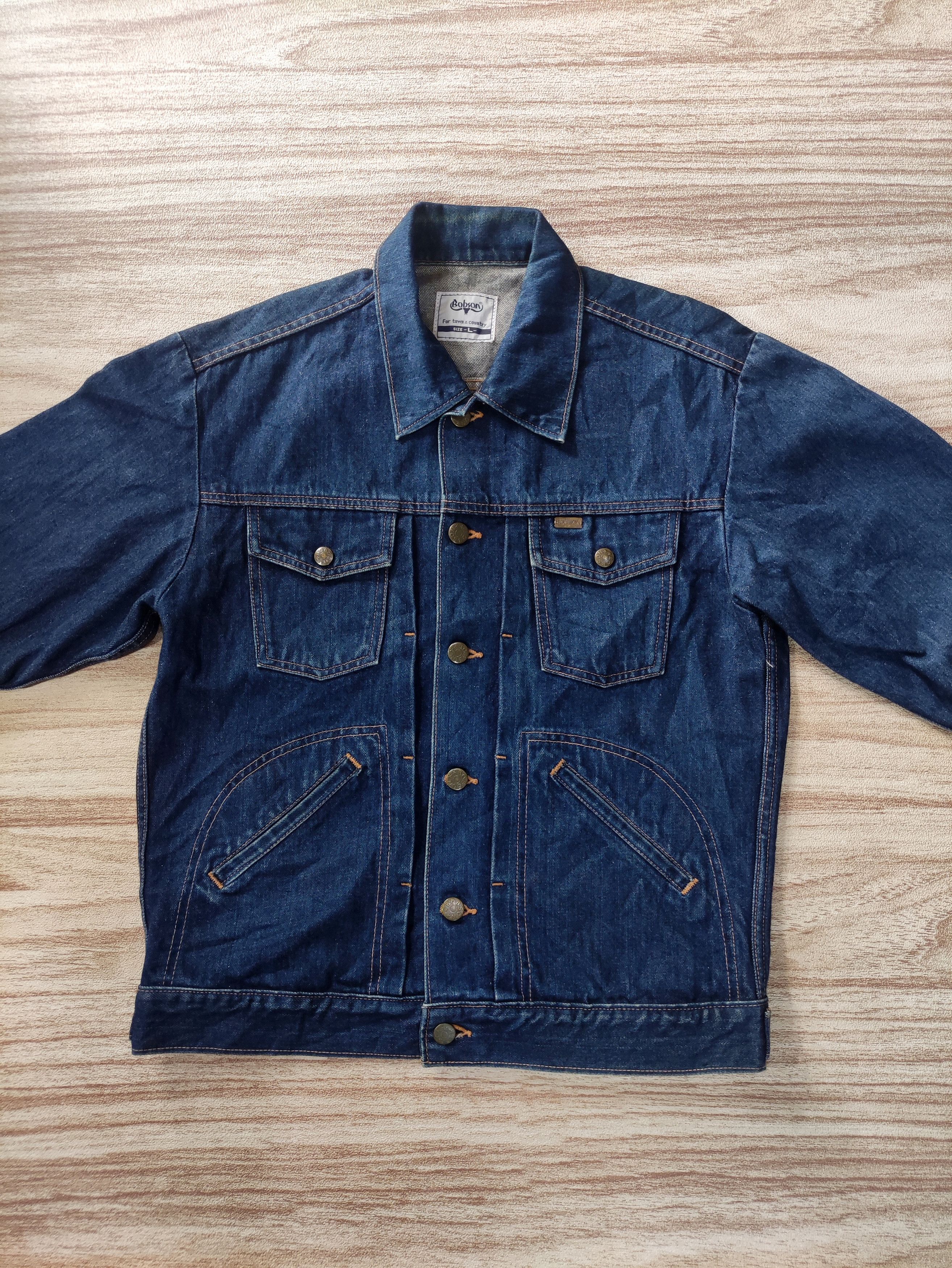 Japanese Brand BOBSON DENIM JACKET Size US L / EU 52-54 / 3 - 10 Thumbnail