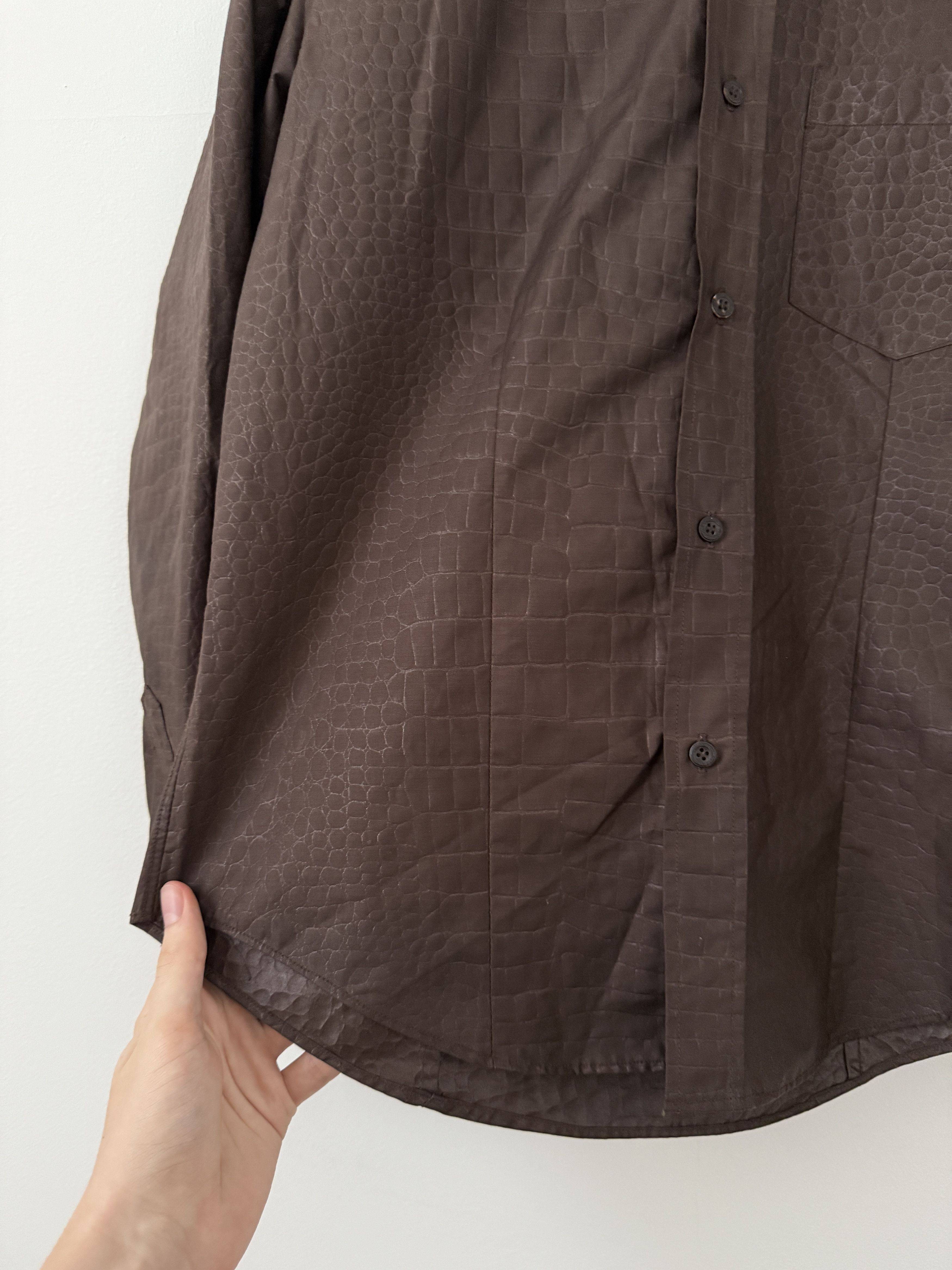Yoshiyuki Konishi Textured Button Up Shirt Size US S / EU 44-46 / 1 - 9 Thumbnail
