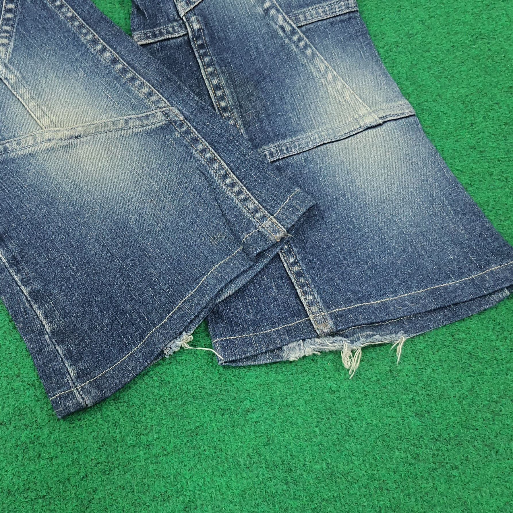 Hysteric Glamour Vintage Hysterics Patchwork Flare Custom Logo Jeans C265N4 Size 31" - 16 Thumbnail