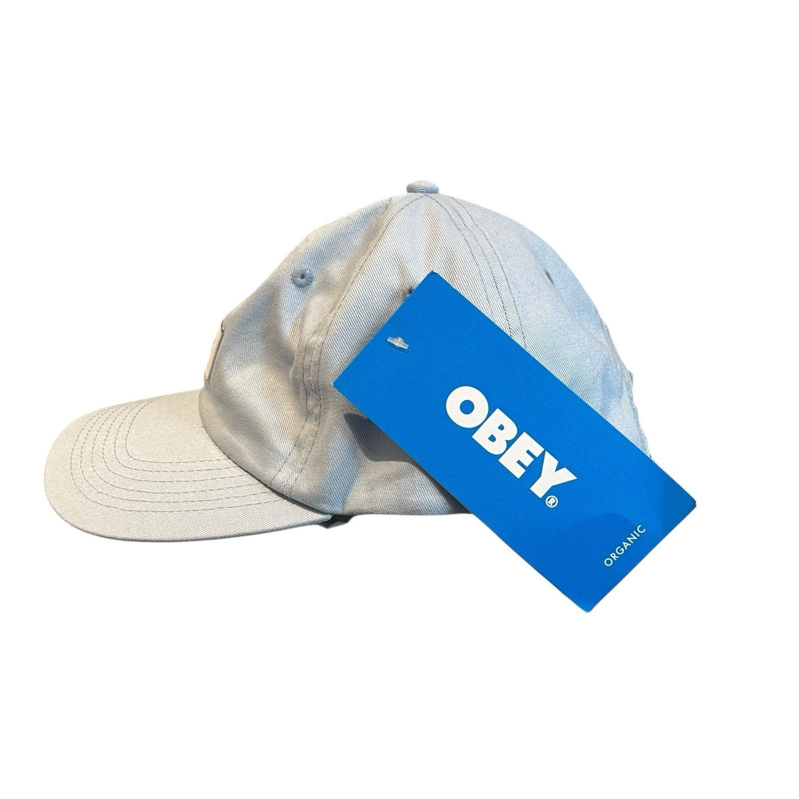 Obey Obey Organic baby blue 6 panel strapback hat NWT Size ONE SIZE - 2 Thumbnail