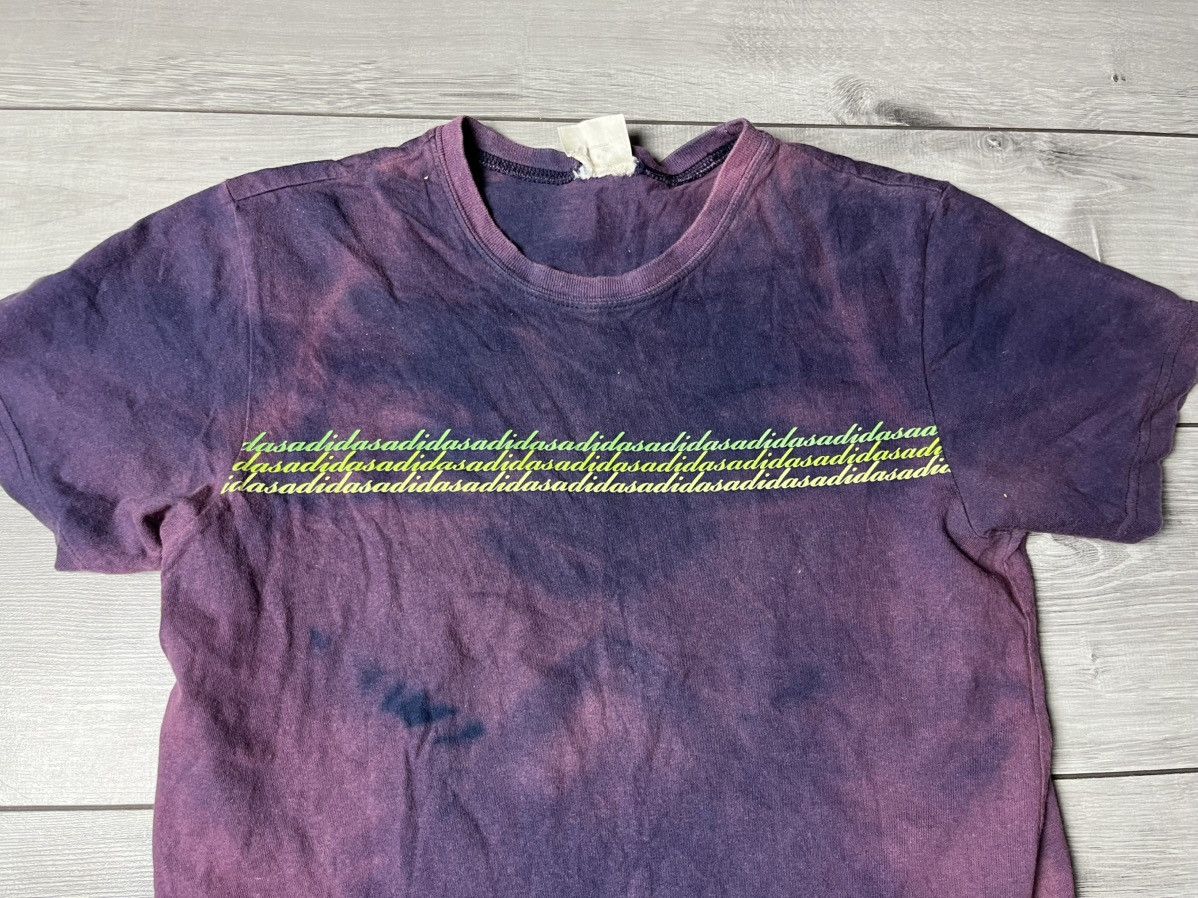 Adidas Vintage Adidas tshirt painted striped logo size Small Size US S / EU 44-46 / 1 - 3 Thumbnail