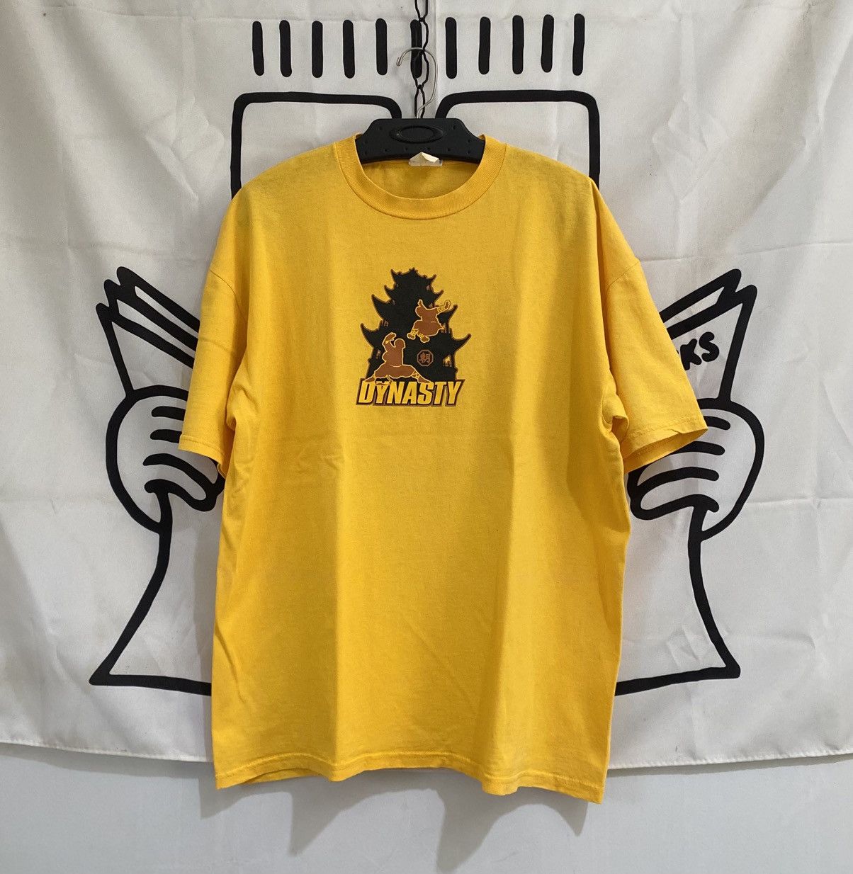 Other Rare Vintage 90s DYNASTY Skateboards Tee Size US L / EU 52-54 / 3 - 1 Thumbnail