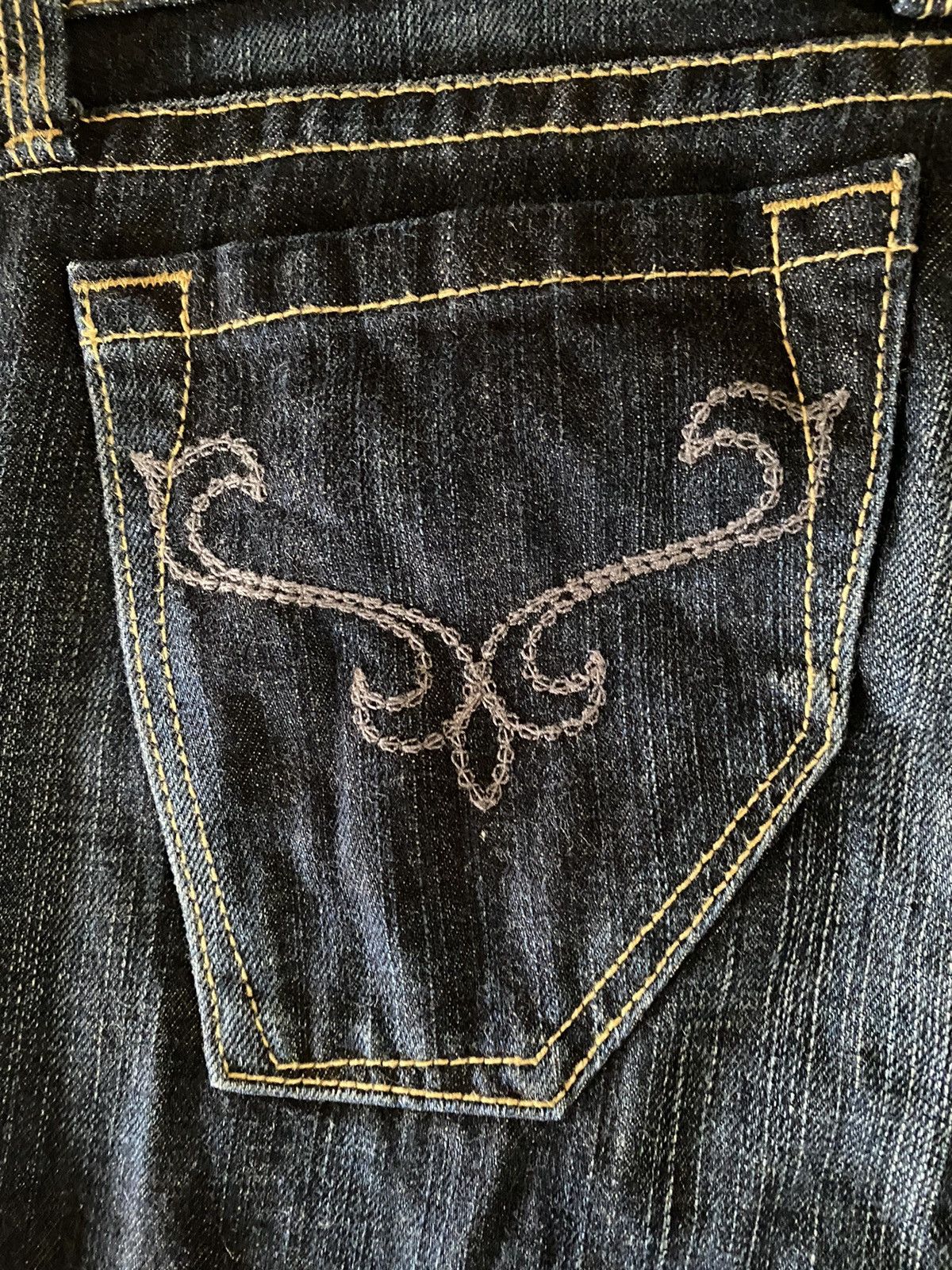 Edwin 🔥🔥Japanese Brand Vienus Jean Super Flare Rare Design Denim Size US 28 / EU 44 - 4 Thumbnail