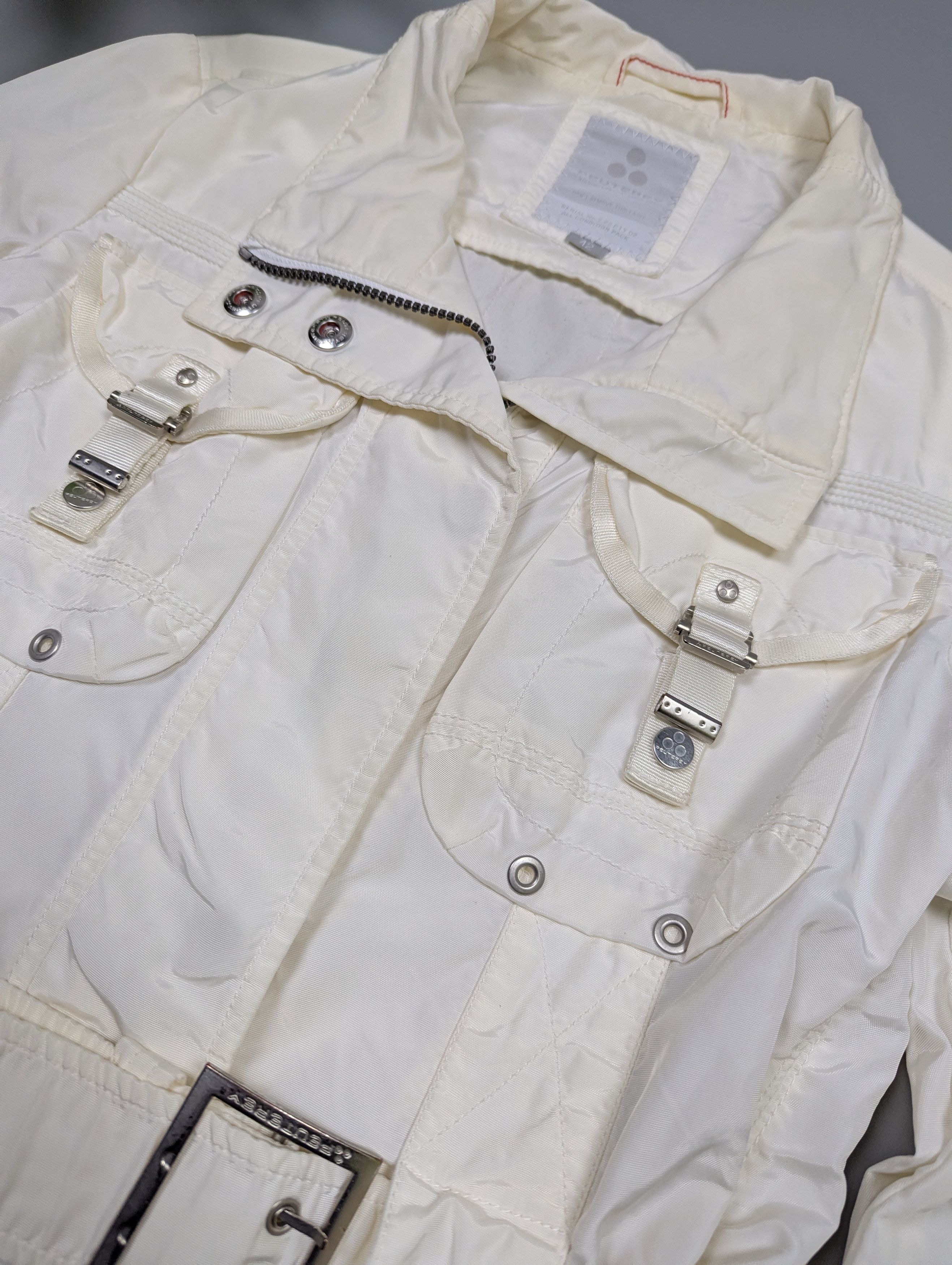 Peuterey Peuterey Hill Rose Vintage Shiny White Jacket Biker Size S / US 4 / IT 40 - 3 Thumbnail