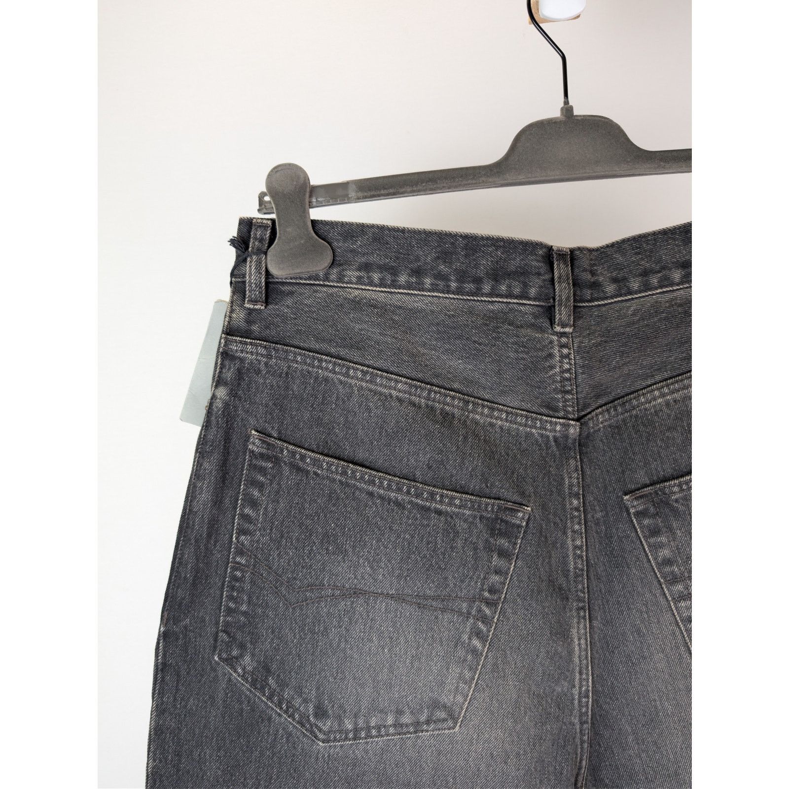 Balenciaga o1rshd1 Baggy Denim Pants in Wash Black / Marigold Size US 32 / EU 48 - 15 Thumbnail