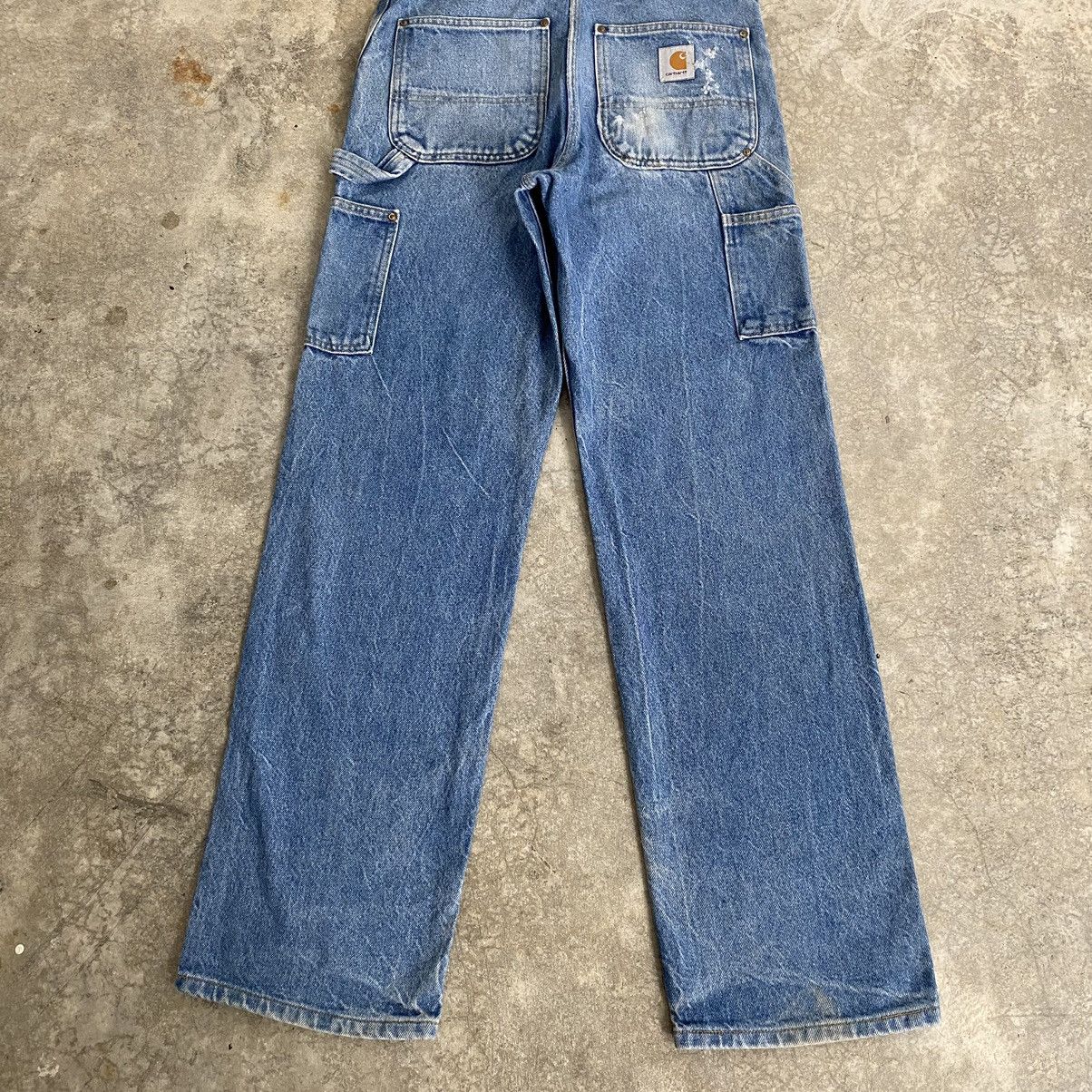 Carhartt Vintage Carhartt Faded Blue Carpenter Work Denim Jeans Size US 32 / EU 48 - 19 Thumbnail