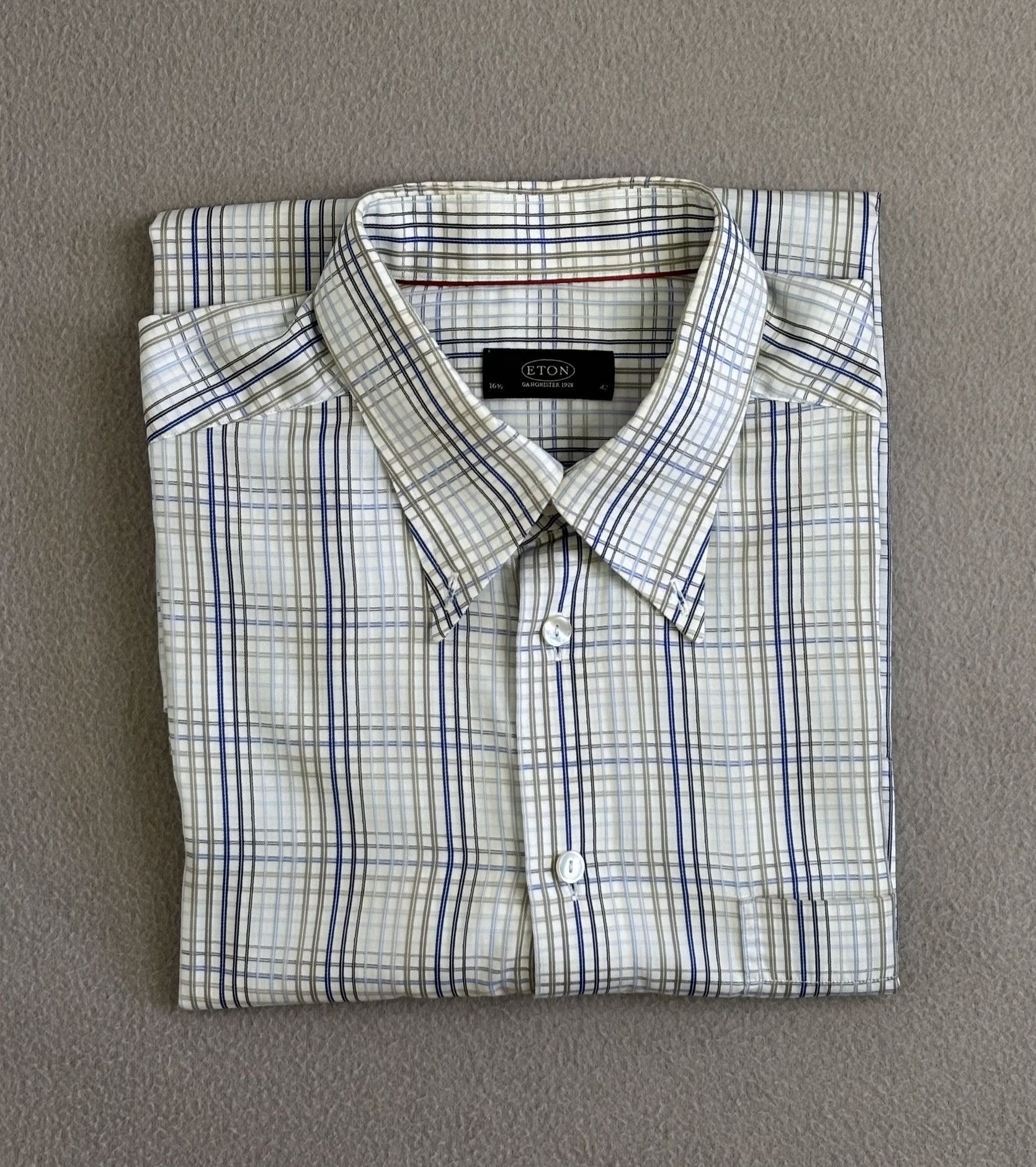 Eton Eton shirt white checks size 42 Size US L / EU 52-54 / 3 - 17 Thumbnail