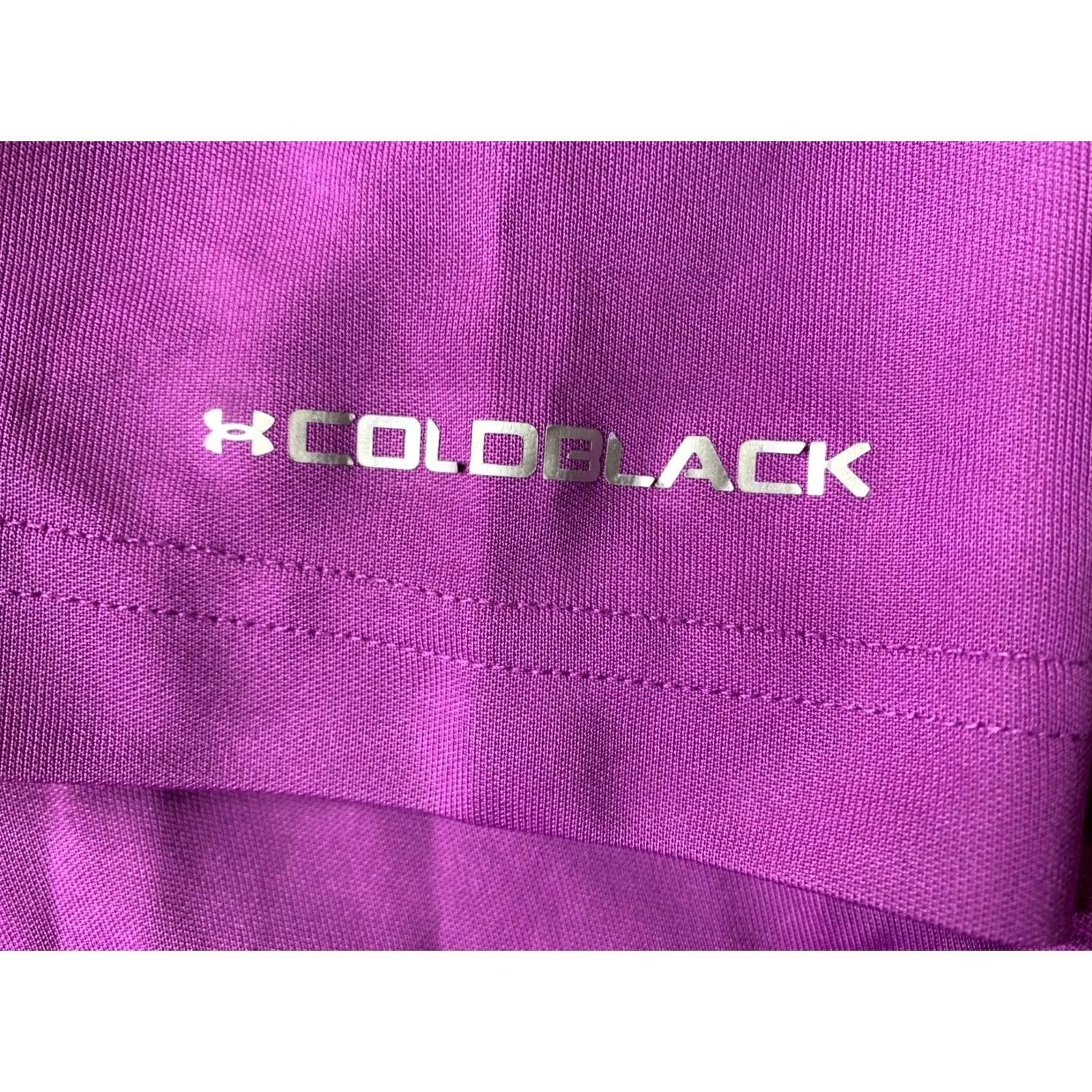 Under Armour Under Armour Polo Shirt Mens Short Sleeve 2012 HeatGear Coldblack Violet and Gray S Regular Size US S / EU 44-46 / 1 - 7 Thumbnail