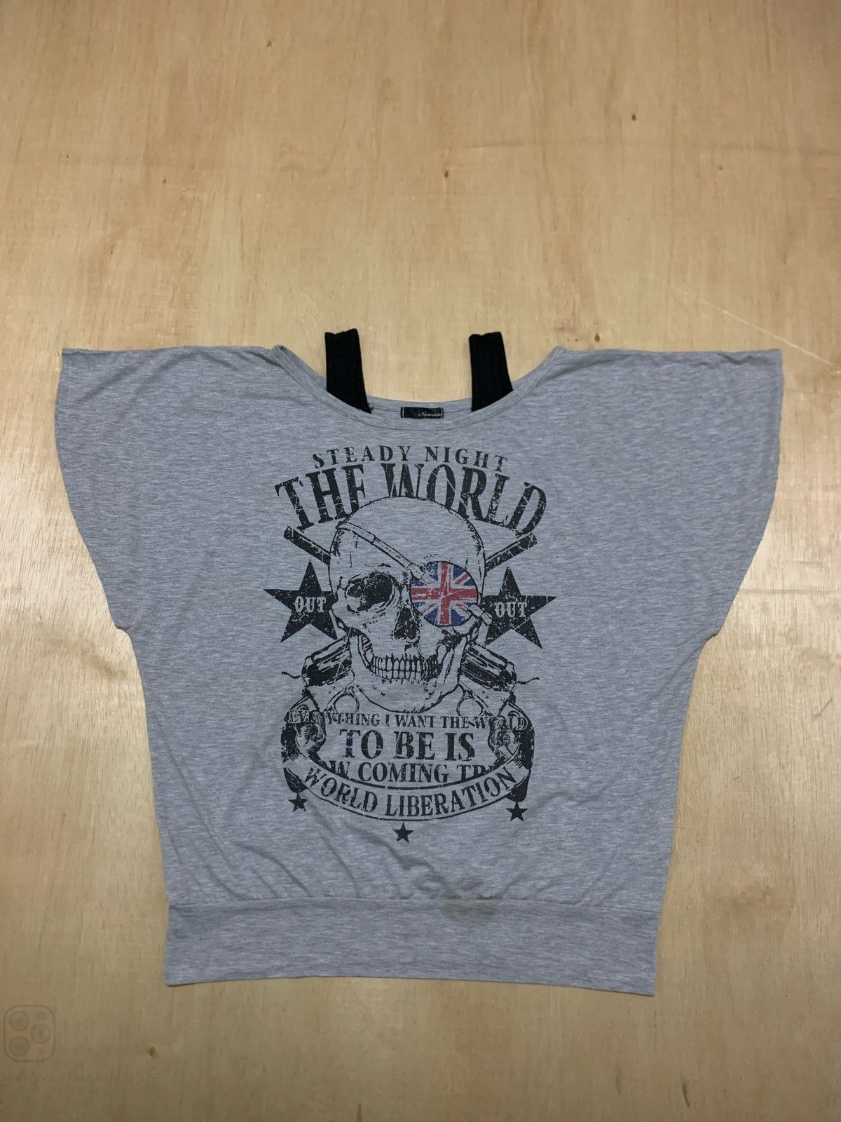 Hysteric Glamour × If Six Was Nine × Japanese Brand Y2k Spinkle Skull Peom Punk style Size US L / EU 52-54 / 3 - 1 Thumbnail