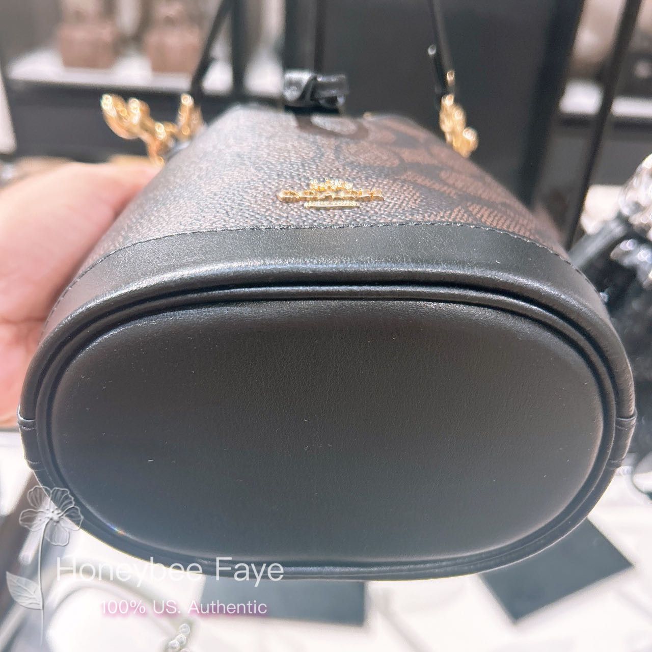 Coach Mini Bucket Bag In Signature Canvas CW299 Size ONE SIZE - 4 Thumbnail