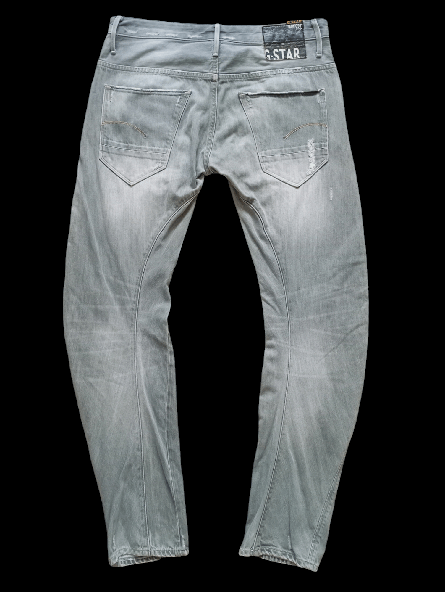 G-Star × Vintage Vintage G-Star Raw Denim Ripped Hype Slim Jeans Size US 32 / EU 48 - 3 Thumbnail
