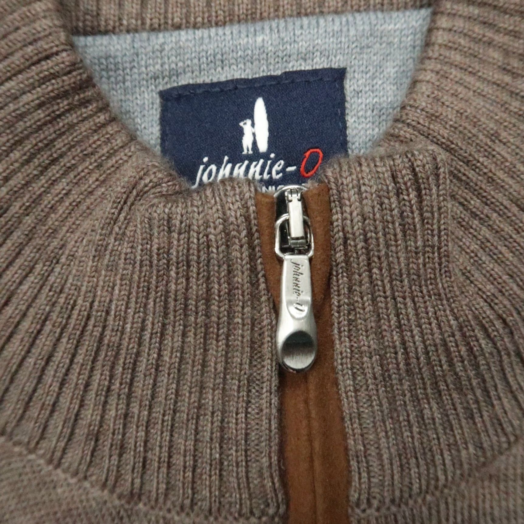 johnnie-O Johnnie O Sweater Men M Walnut Raynor Merino Wool 1/4 Zip TPC Craig Ranch Size US M / EU 48-50 / 2 - 3 Thumbnail