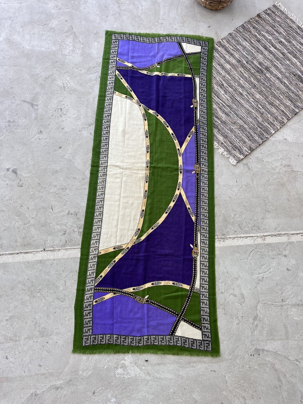 Fendi Rare 70s 80s Vintage Fendi Scarf Luxury Archive Y2K Size ONE SIZE - 1 Thumbnail