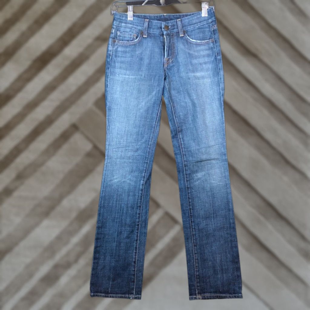 Citizens Of Humanity Citizens Of Humanity Jeans Women Blue Bridgitte 014 Low Rise Straight Stretch 24 Size 42" / US 20 - 1 Thumbnail