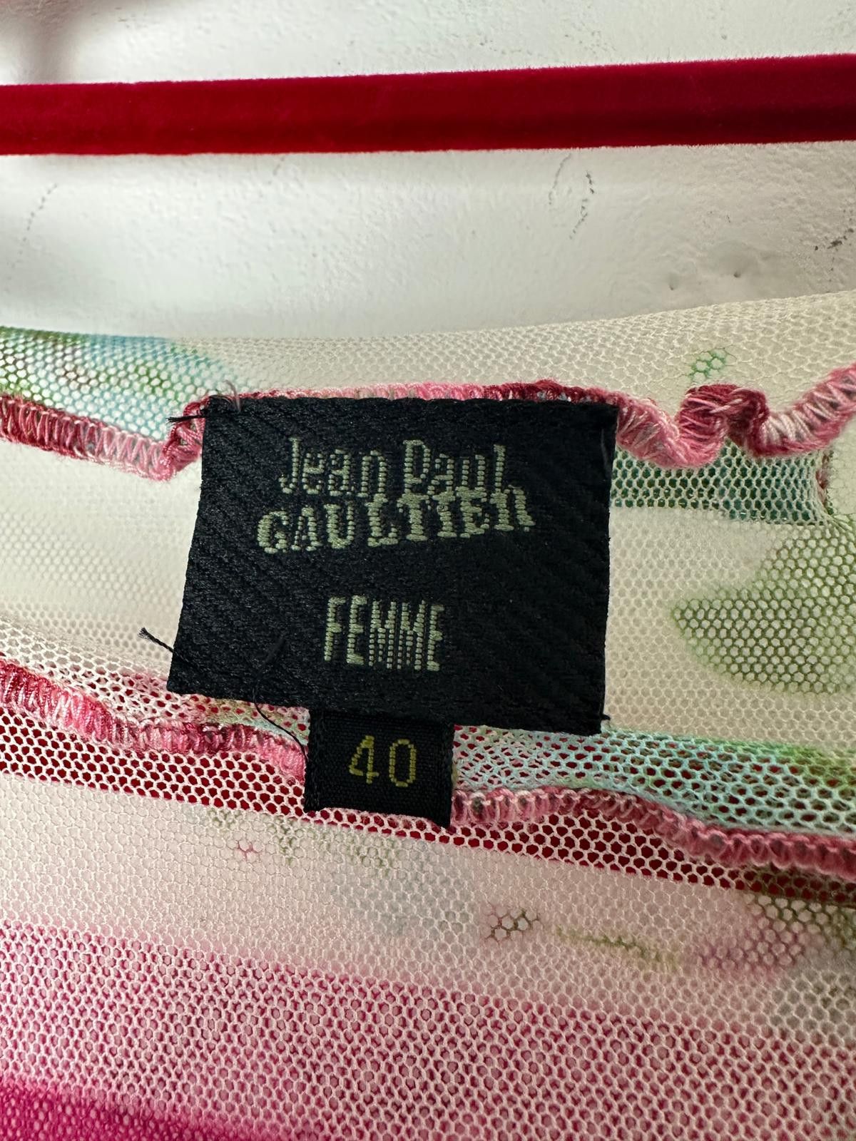 Jean Paul Gaultier Jean Paul Gaultier S/S 2000 Runway Bacteria Print Top Size M / US 6-8 / IT 42-44 - 5 Thumbnail