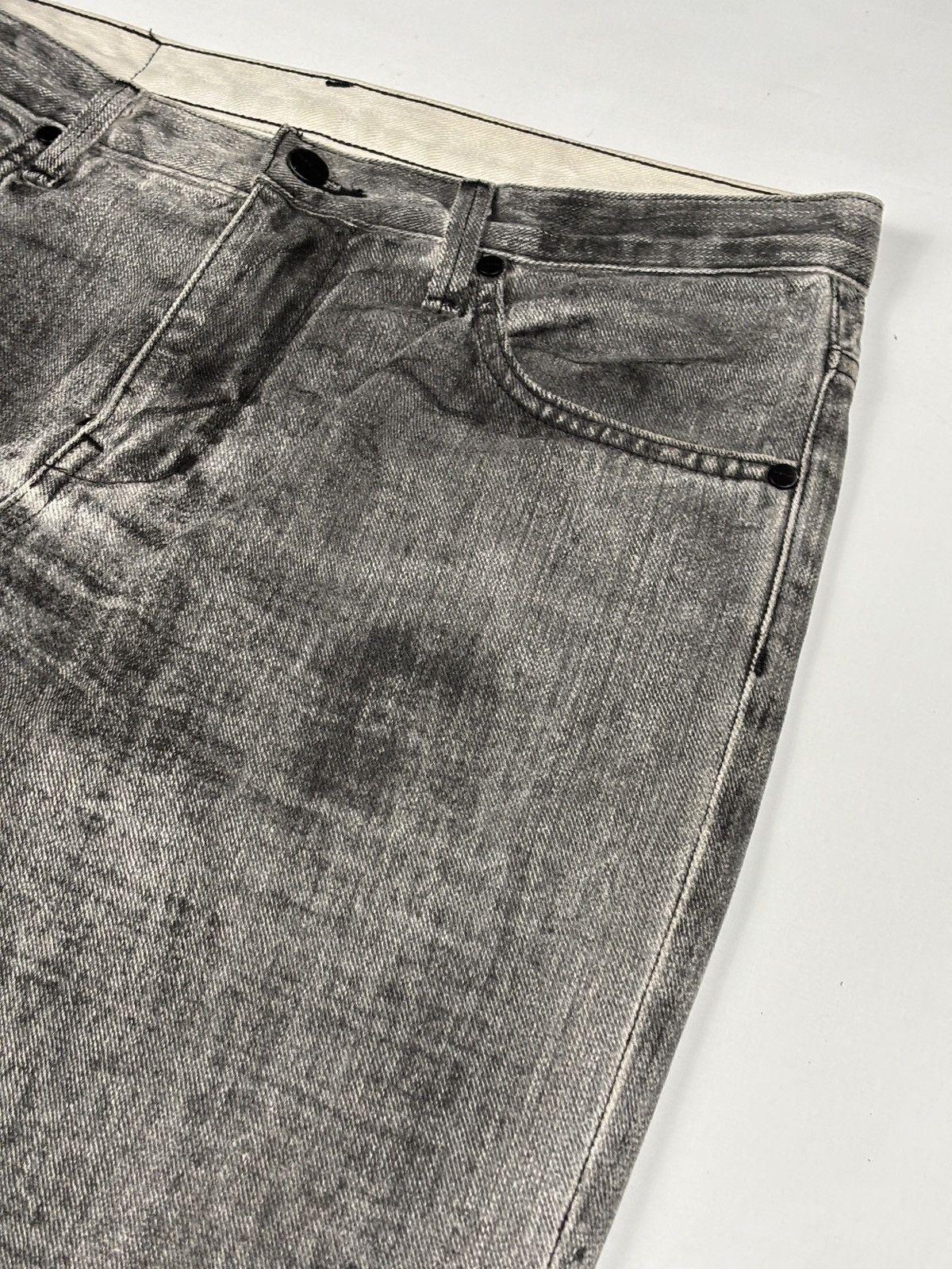 Helmut Lang S/S 2003 Washed Denim Jeans Size US 32 / EU 48 - 6 Thumbnail