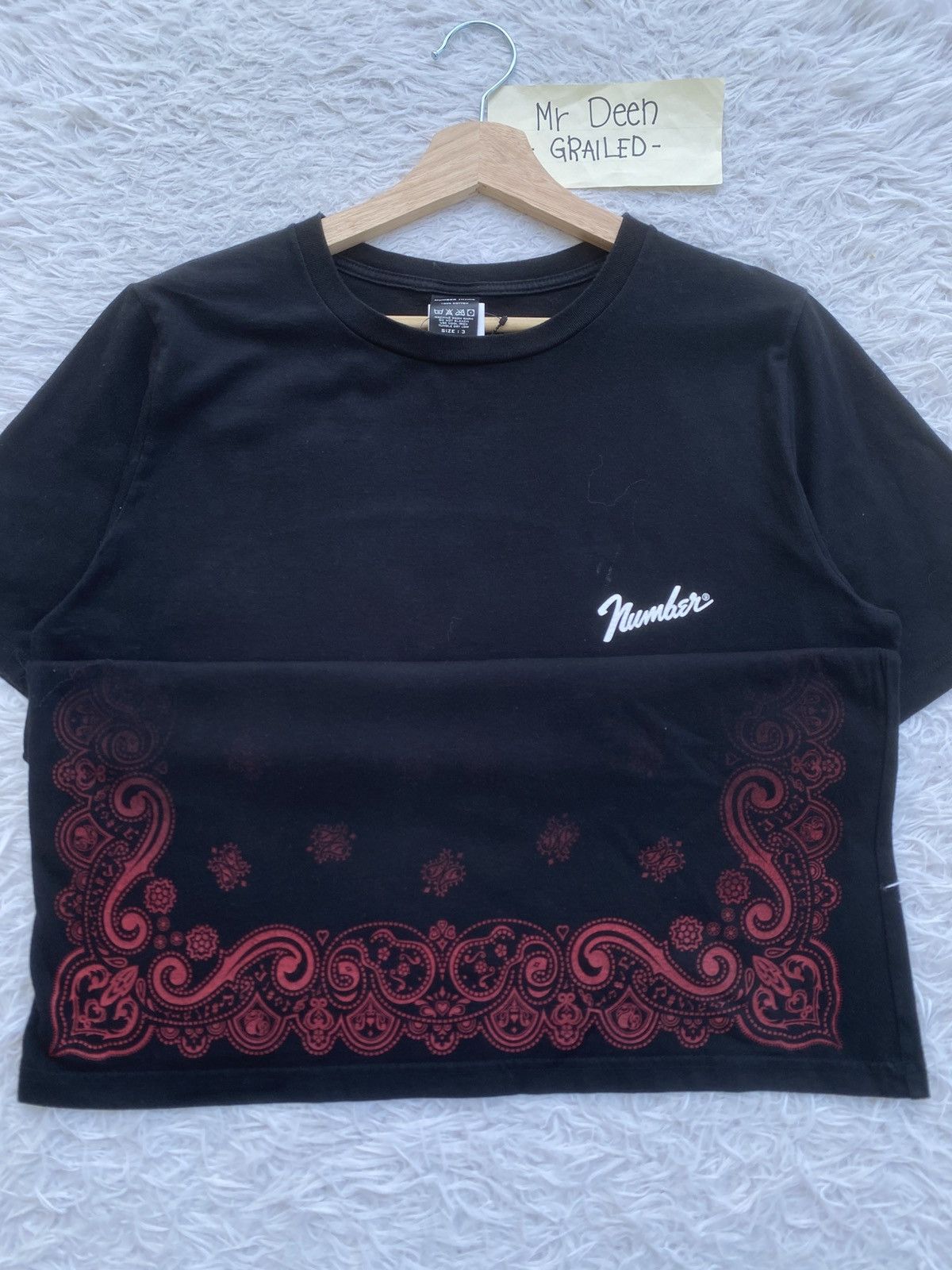 Number (N)ine Rare Number Nine X Anvil Tag | Grailed