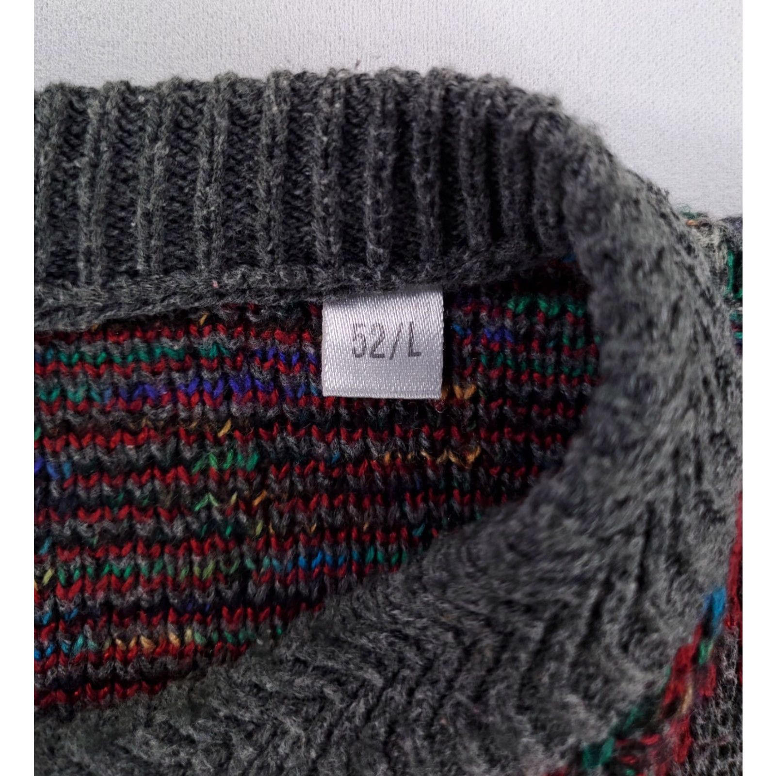 Pronto Uomo Pronto Uomo Sweater Saks Fifth Avenue Made Italy Mens L Multicolor Textured Knit Pullover Shirt/Top Size US L / EU 52-54 / 3 - 3 Thumbnail