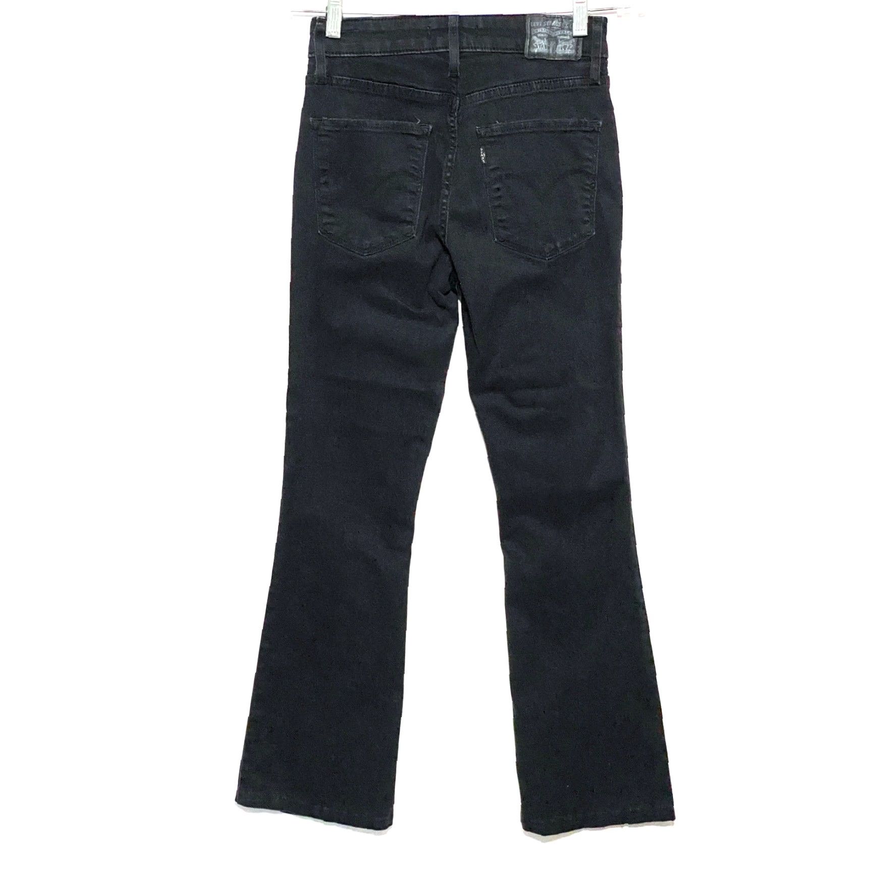 Levi's VINTAGE Levi's 725 High Rise Bootcut Black Jeans Womens 23x26.5 Size 40" / US 18 - 2 Thumbnail